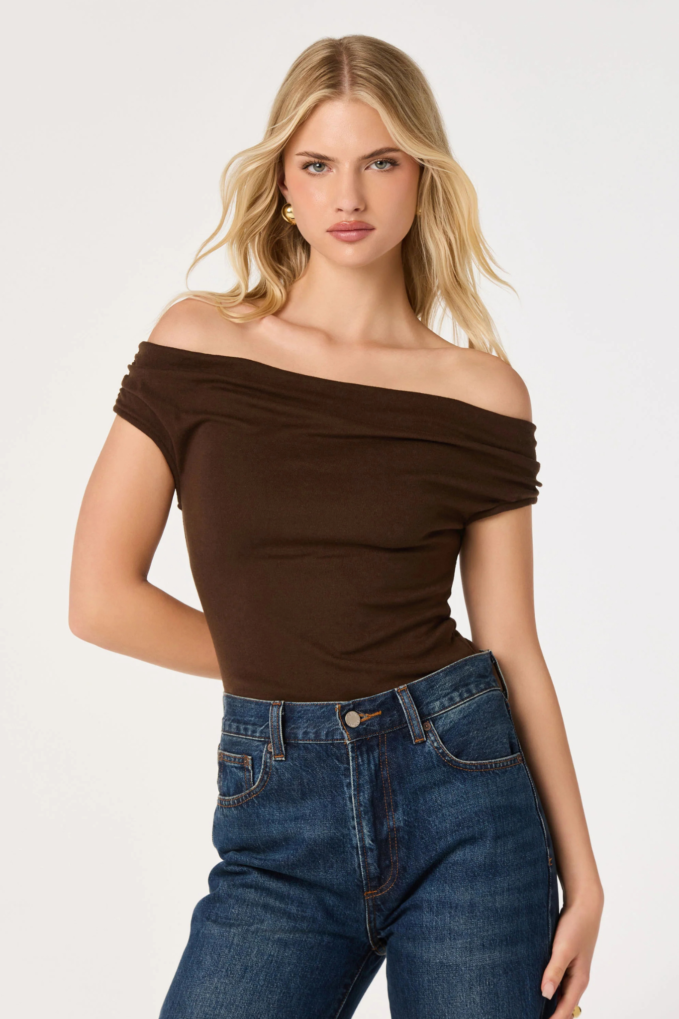 Beverly Dark Brown Top