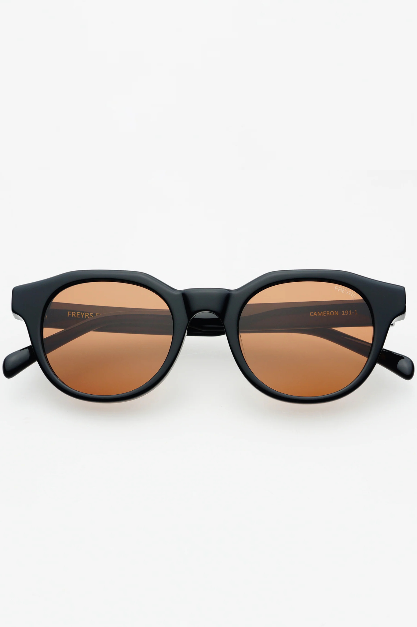 Cameron Black/Brown Acetate Sunglasses