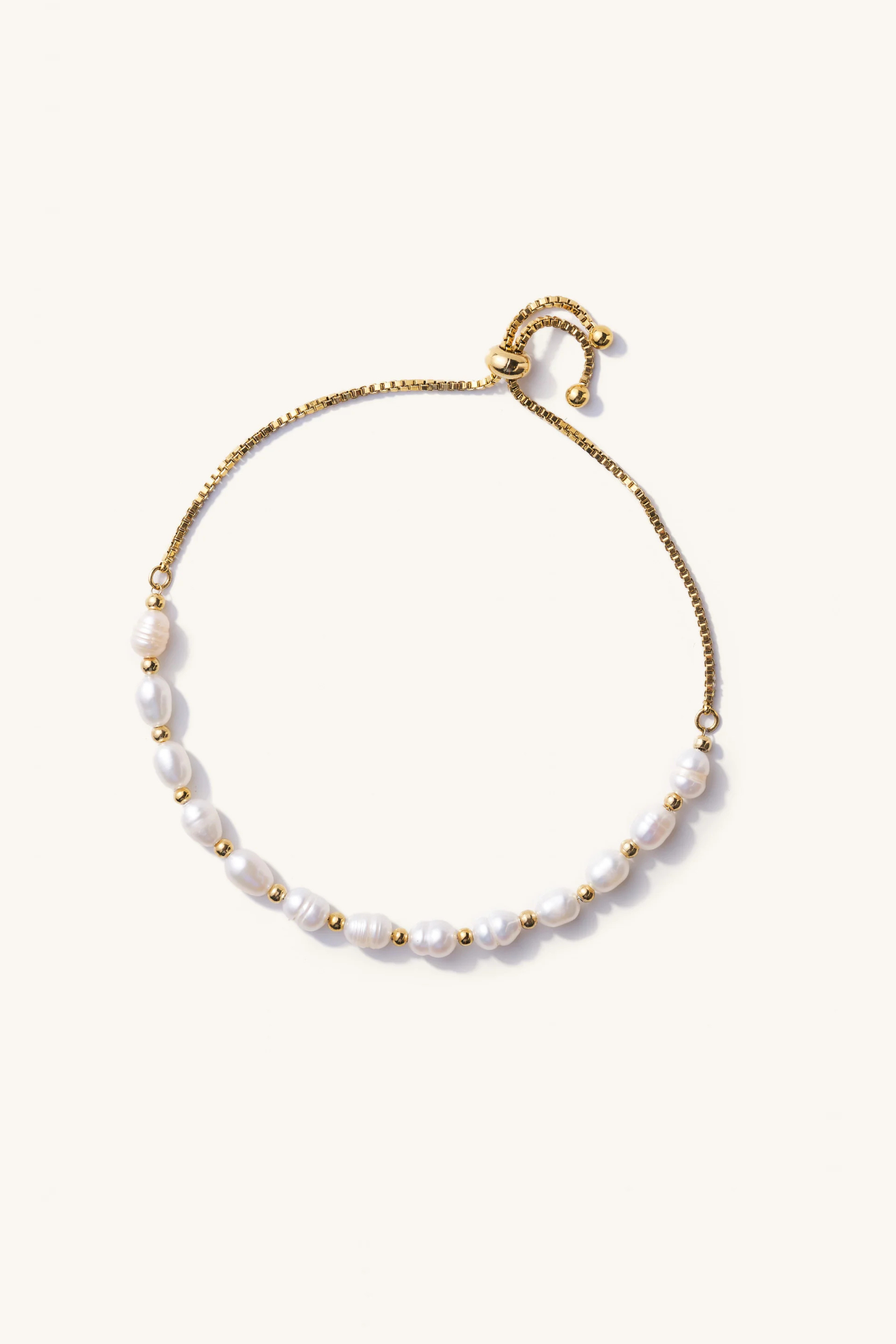 Freshwater Pearl Slider Bracelet