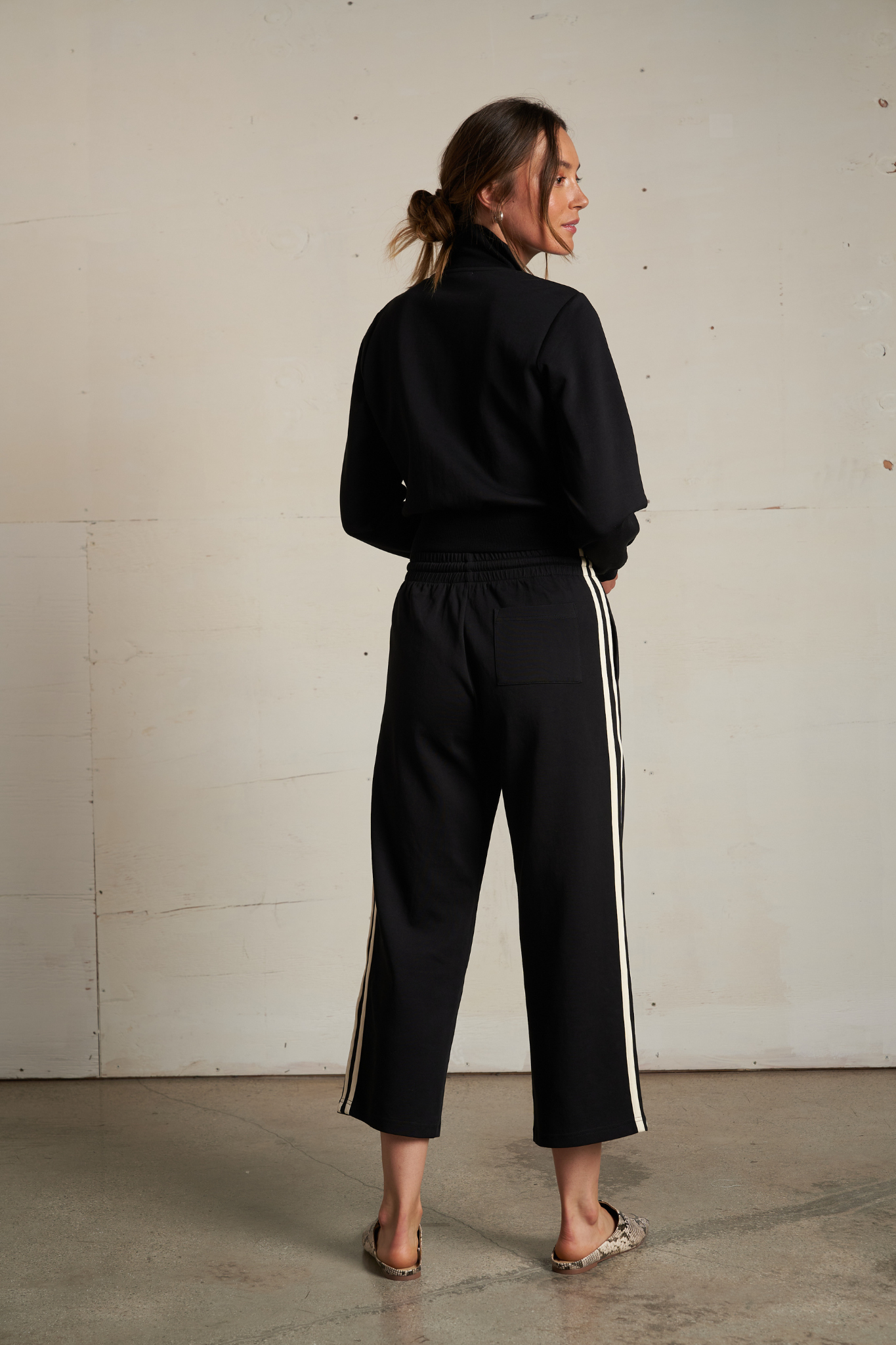 Milana Black Travel Track Jacket