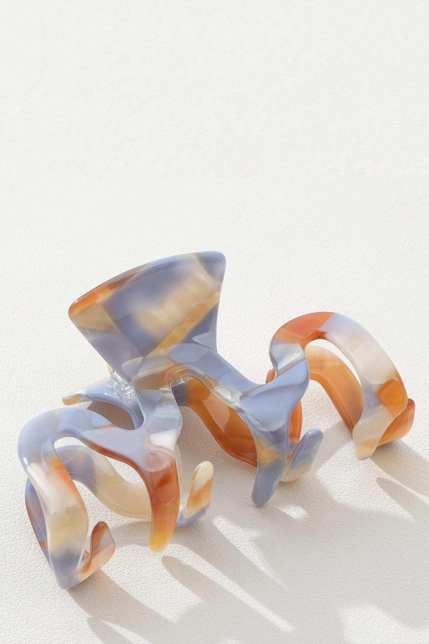 Desert Dusk Large Wavy Claw Clip