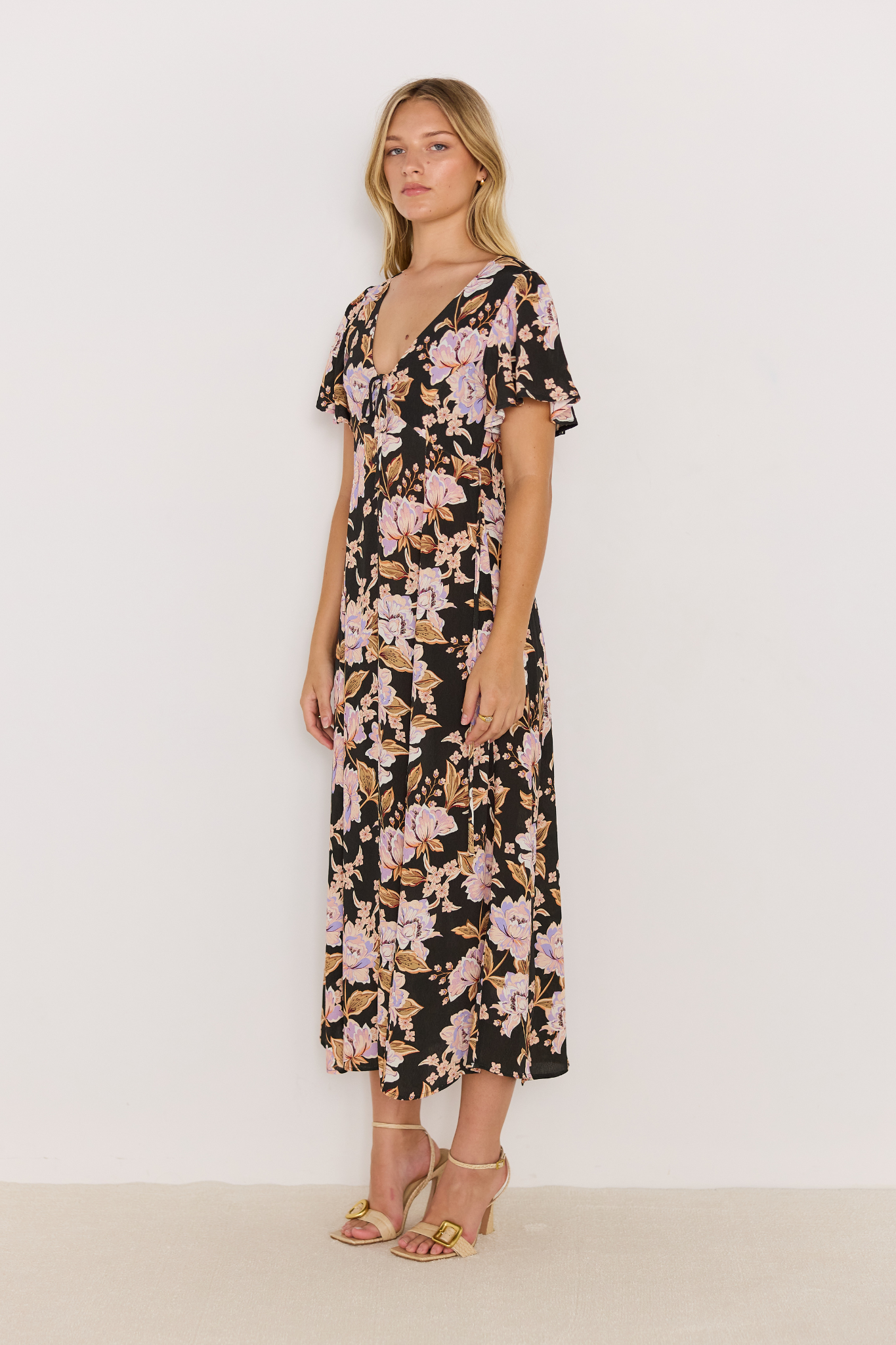 Willow Floral Midi Dress