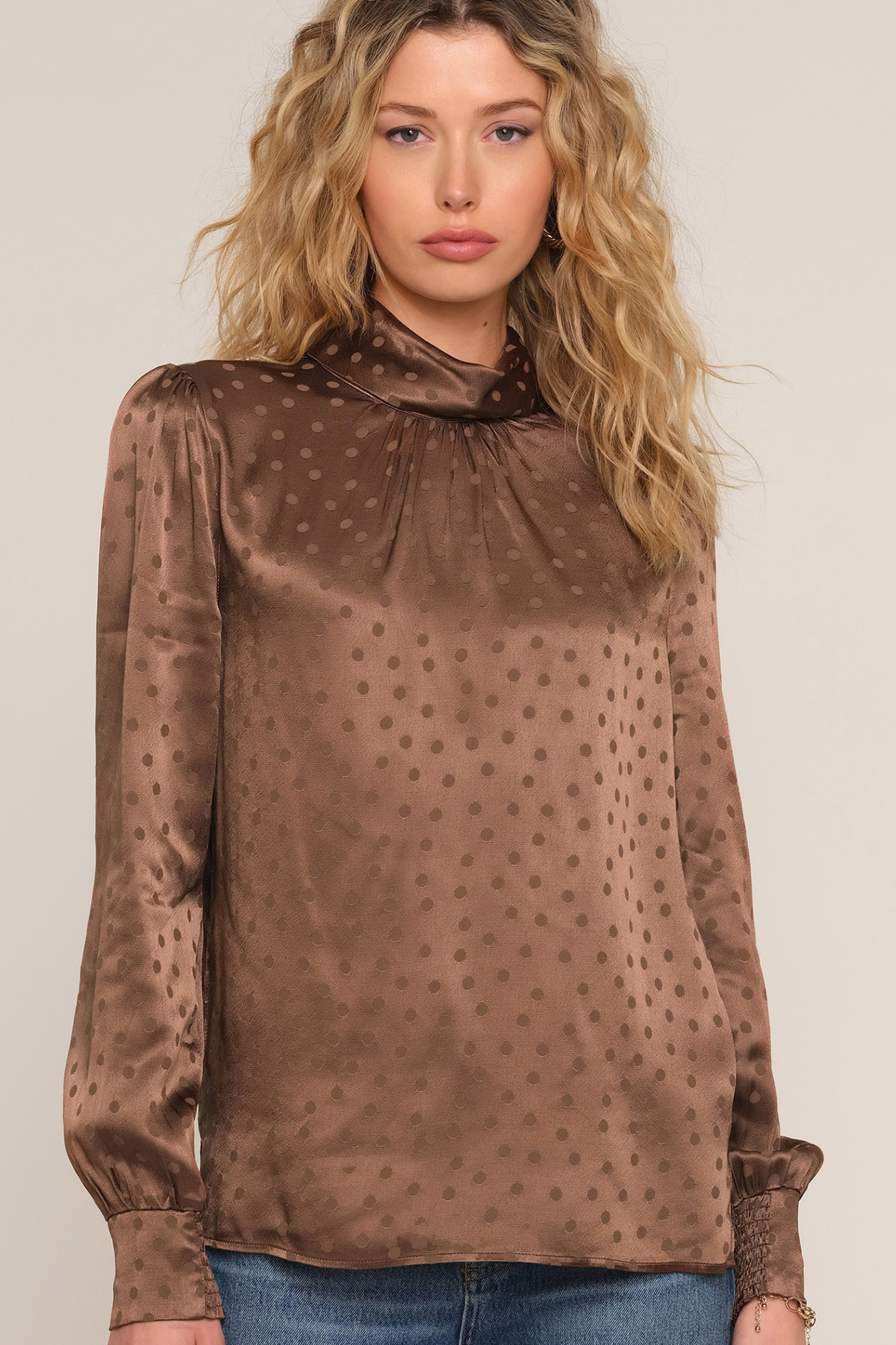 Carli Espresso Top