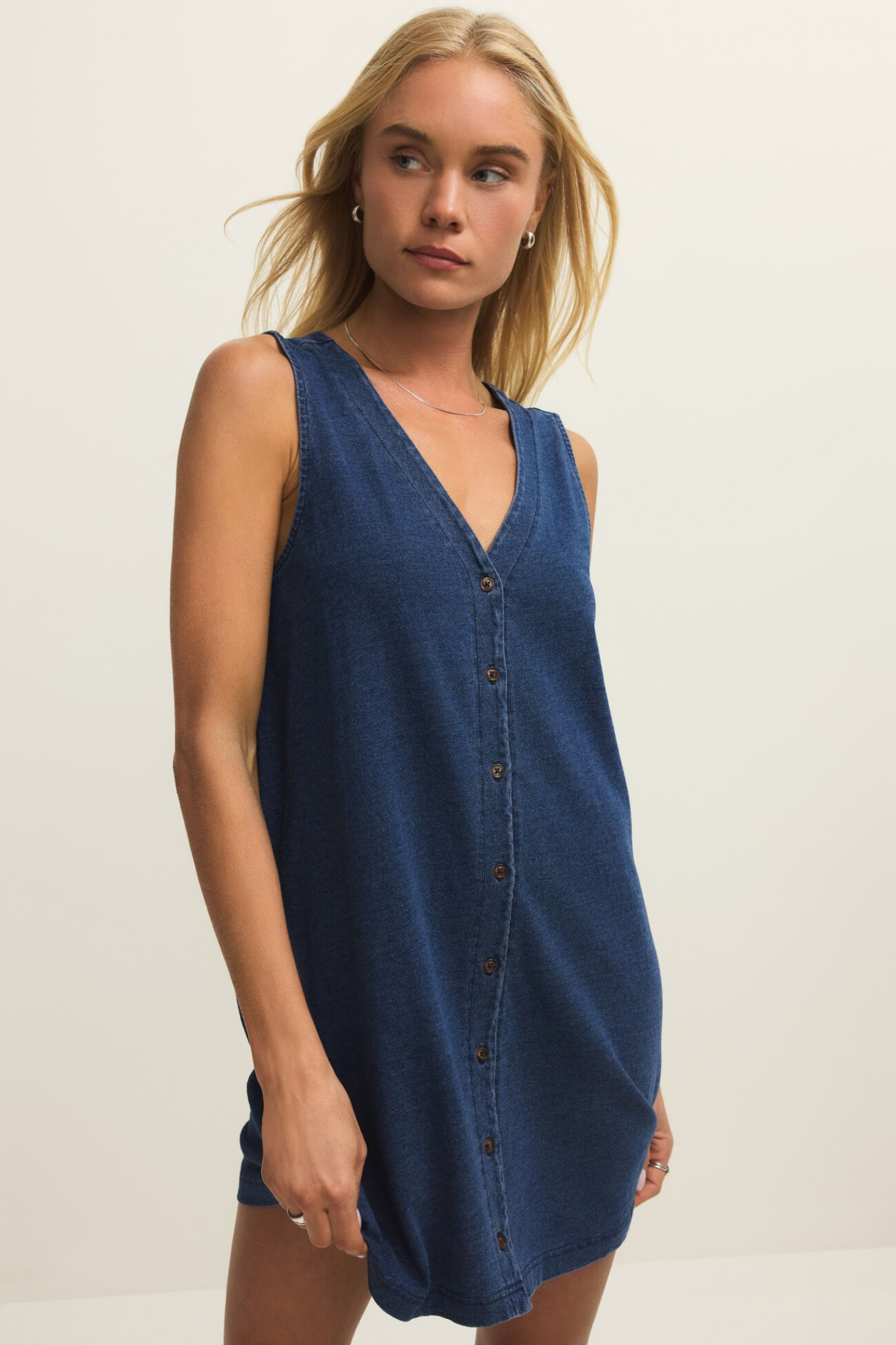 Solace Indigo Mini Dress