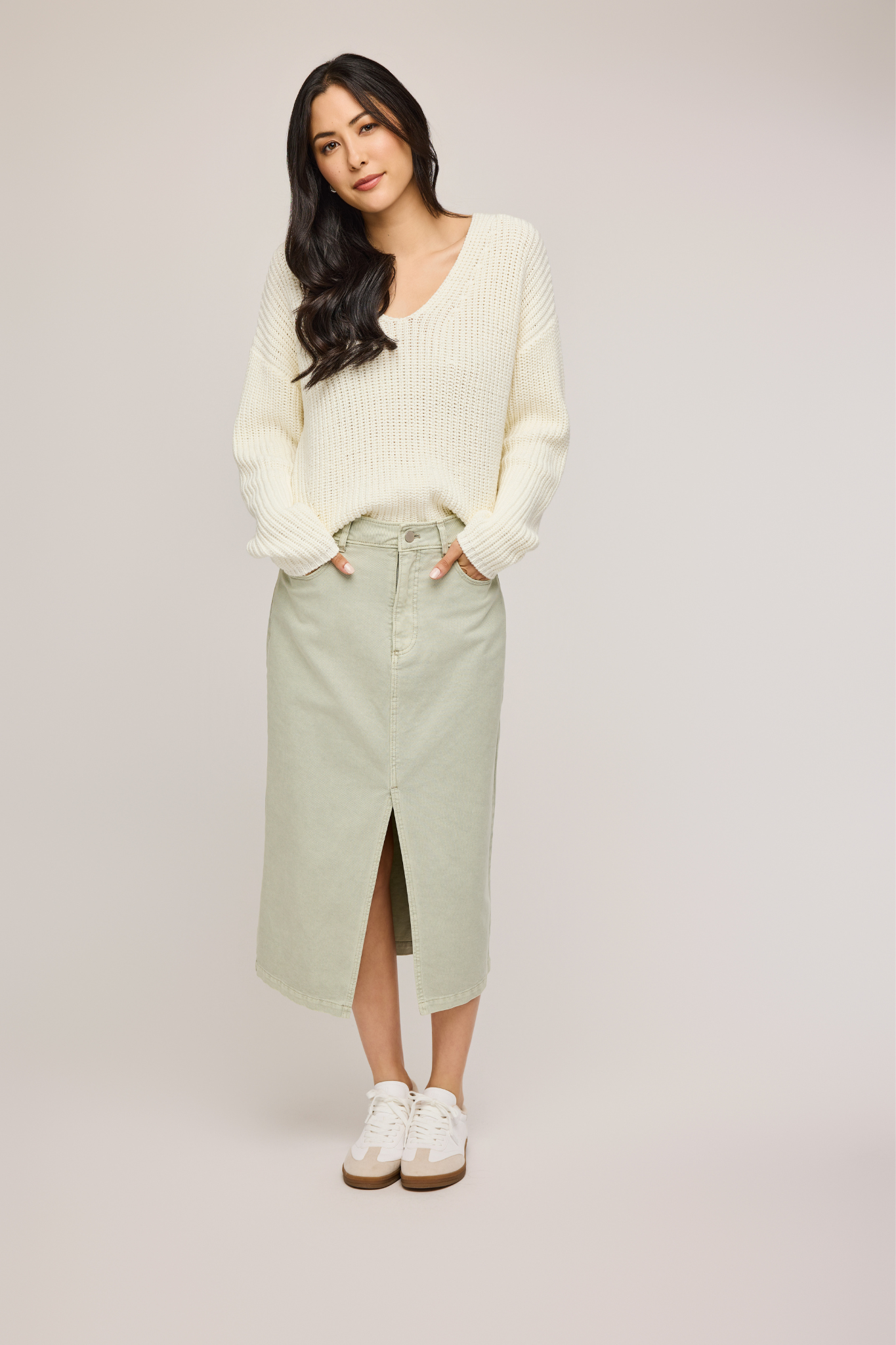 Georgia Cactus Green Skirt