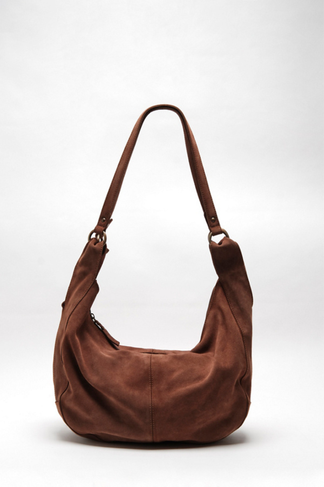 Roma Rust Suede Tote Bag