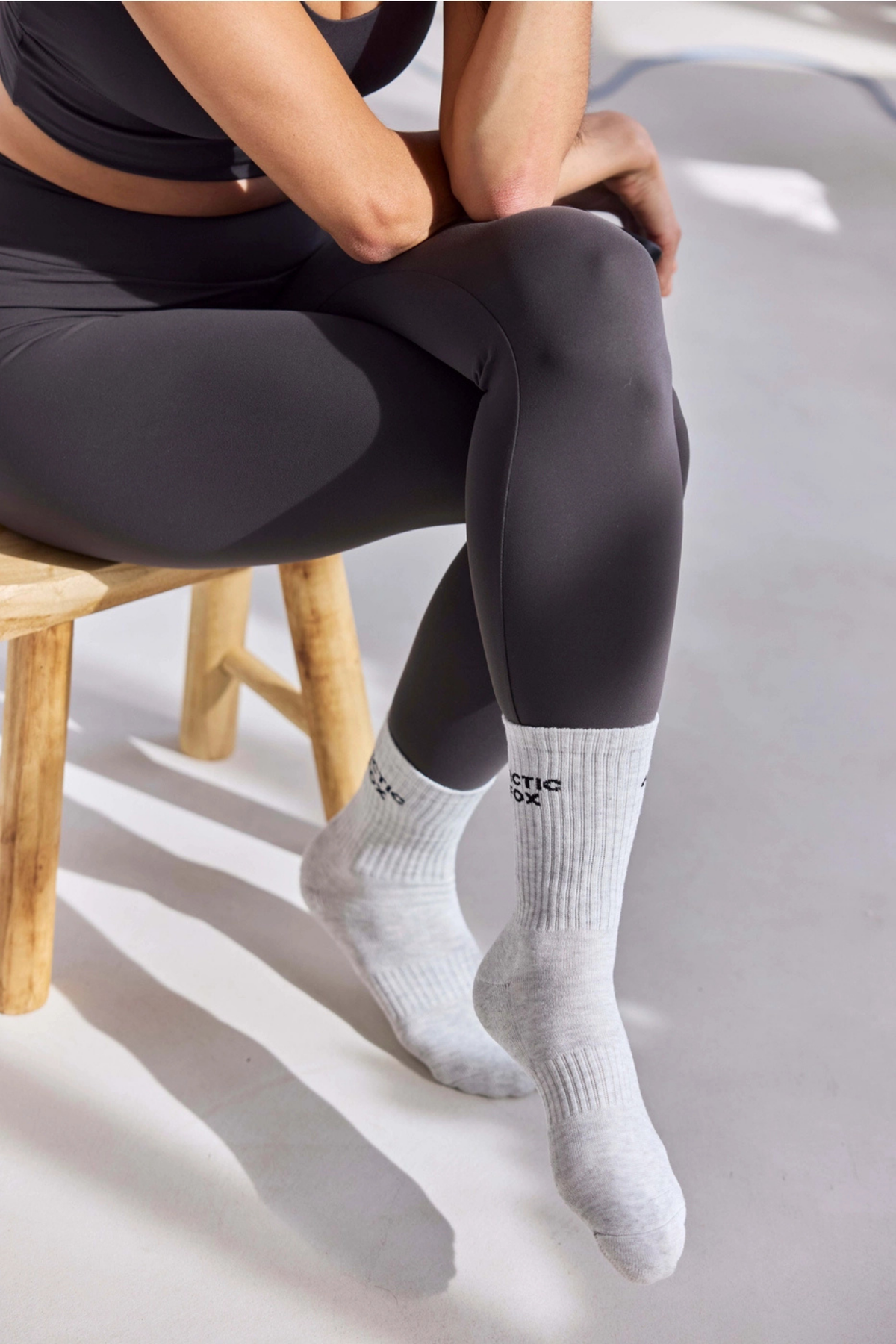 Grey Sporty Socks
