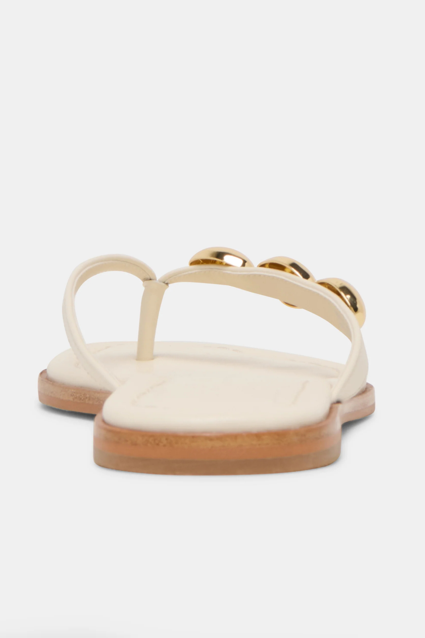 Juny Off White Leather Sandal