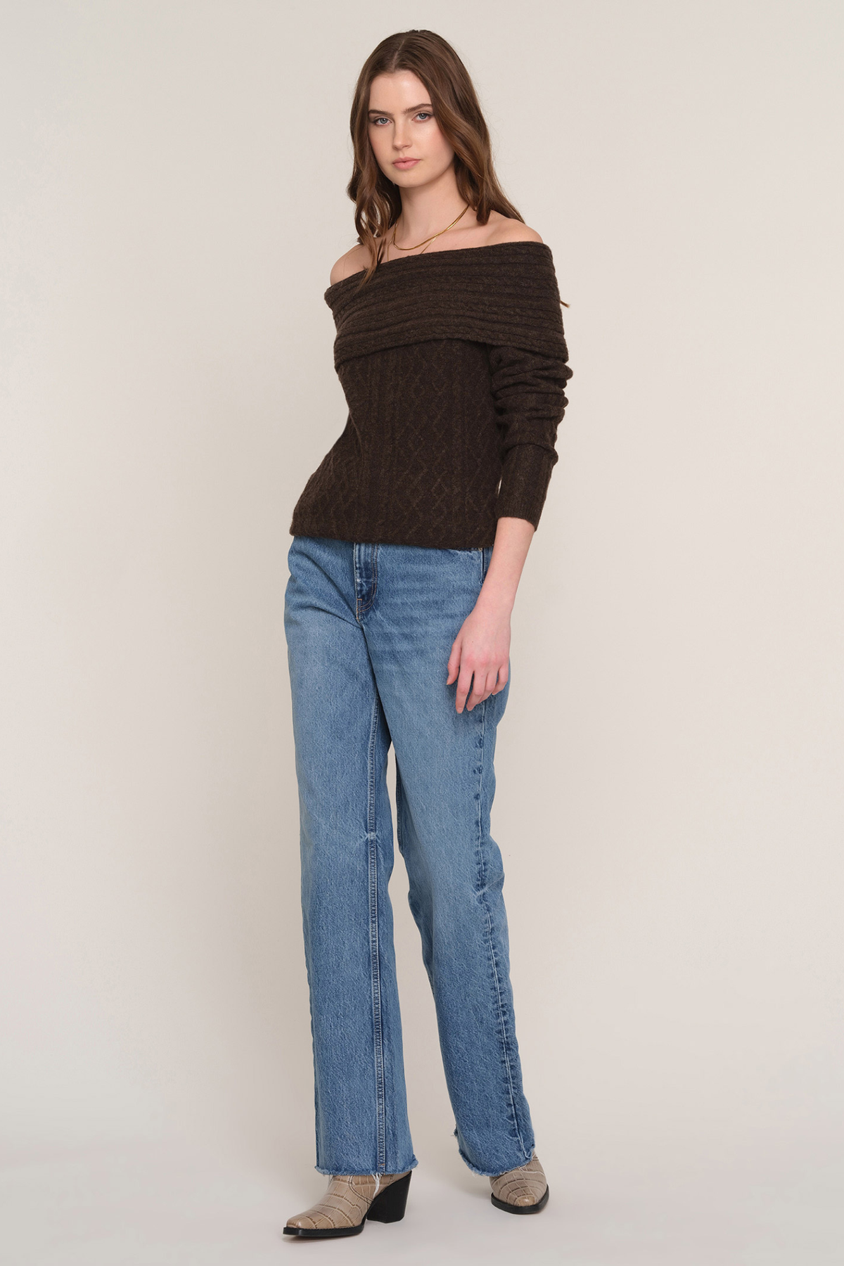 Enly Walnut Sweater