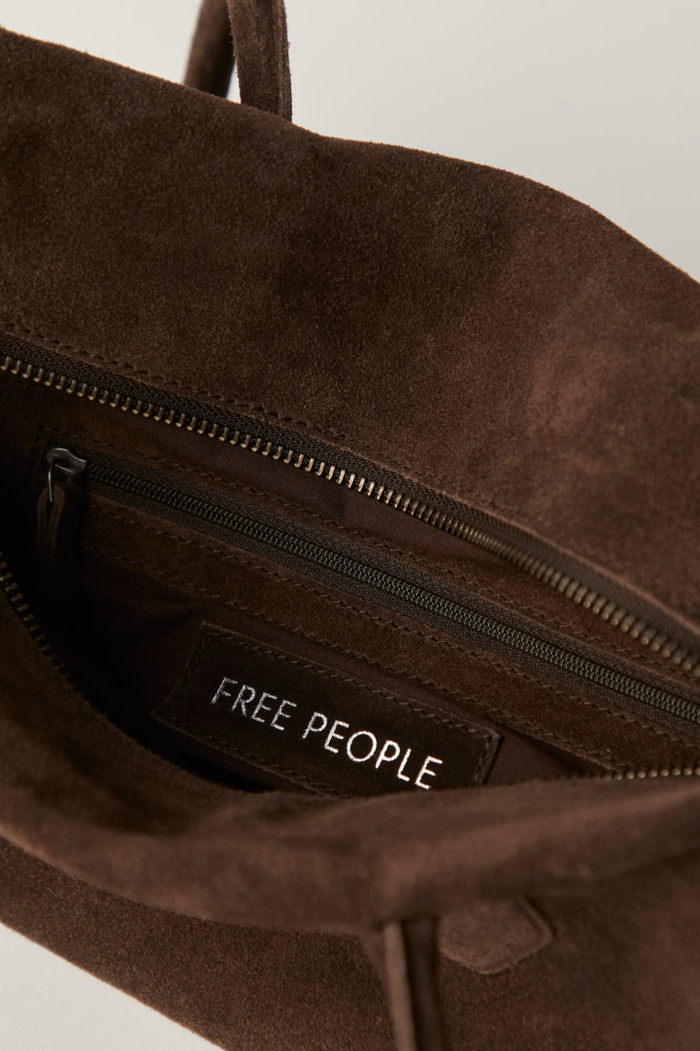 Sierra Chocolate Suede Shoulder Bag