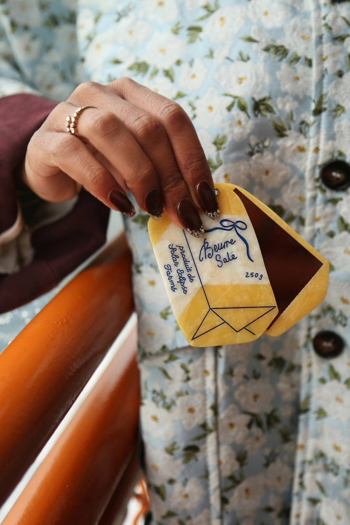 French Butter Compact Mirror