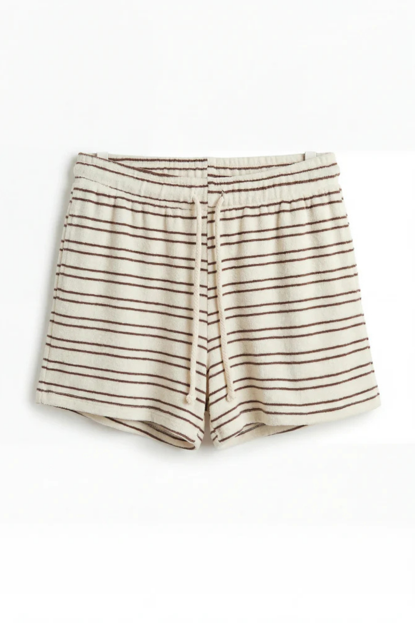 Summer Chocolate Stripe Loop Terry Short