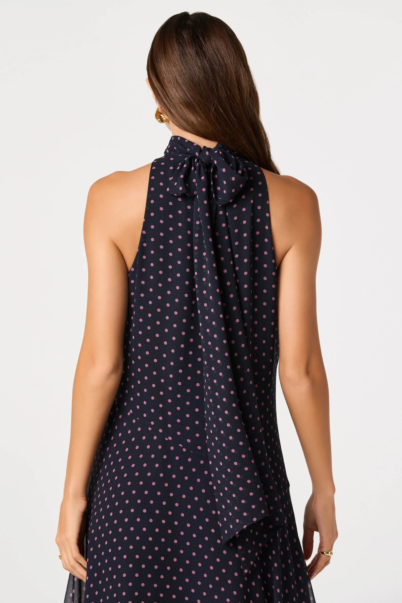 Tiana Polka Dot Midi Dress