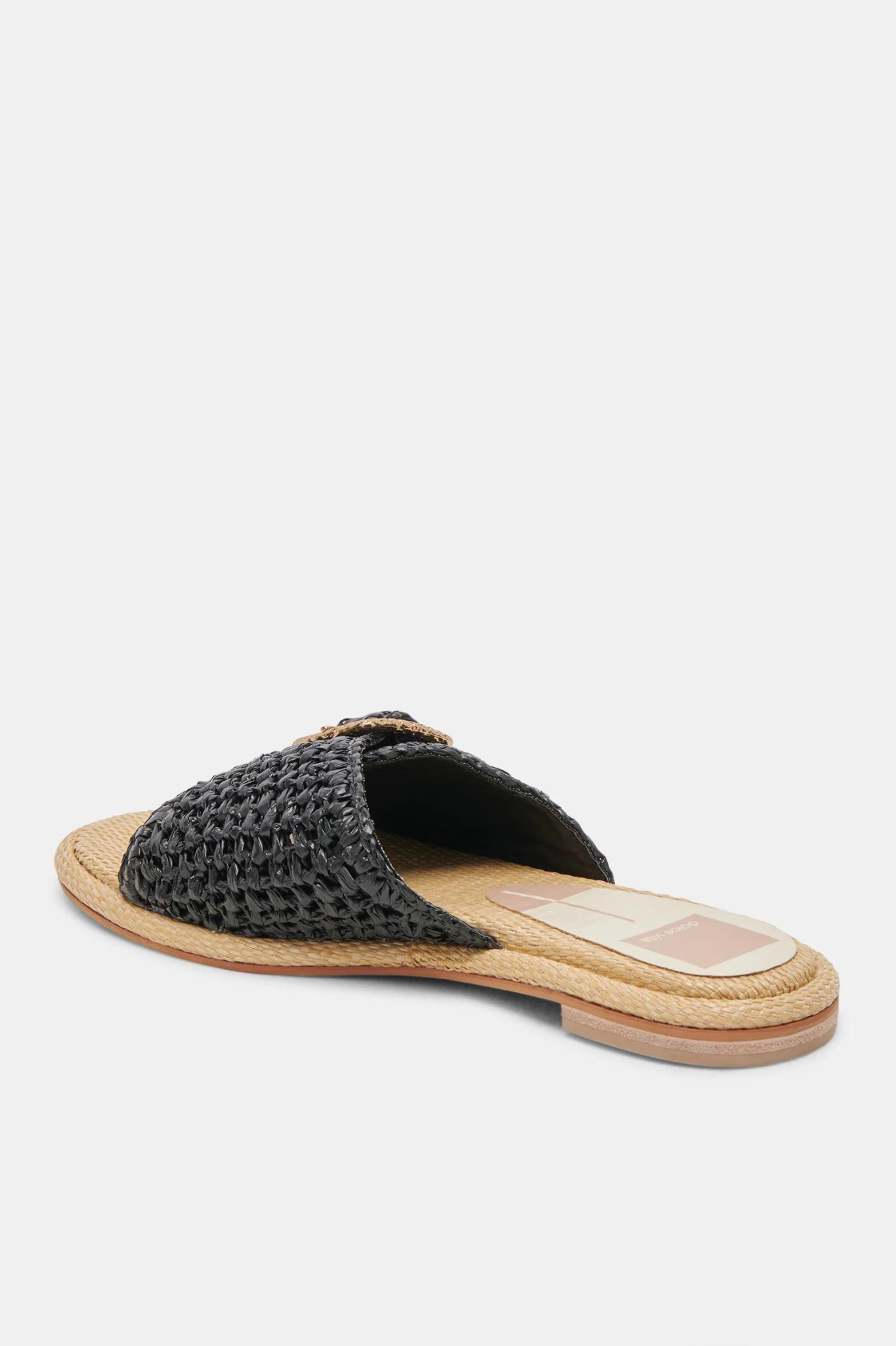 Alonzo Onyx Raffia Sandal - Last One (Size 6.5)