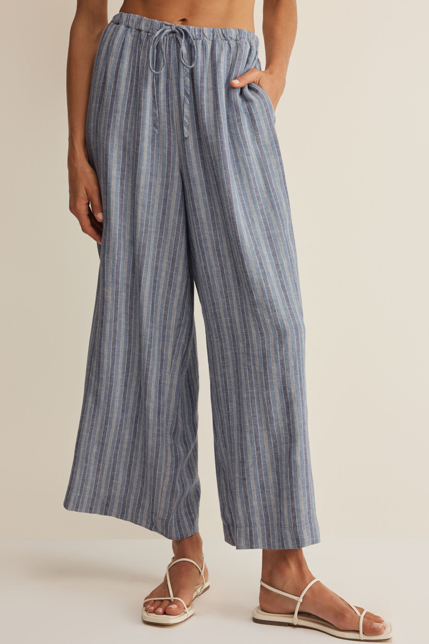 Perfect Indigo Striped Pant
