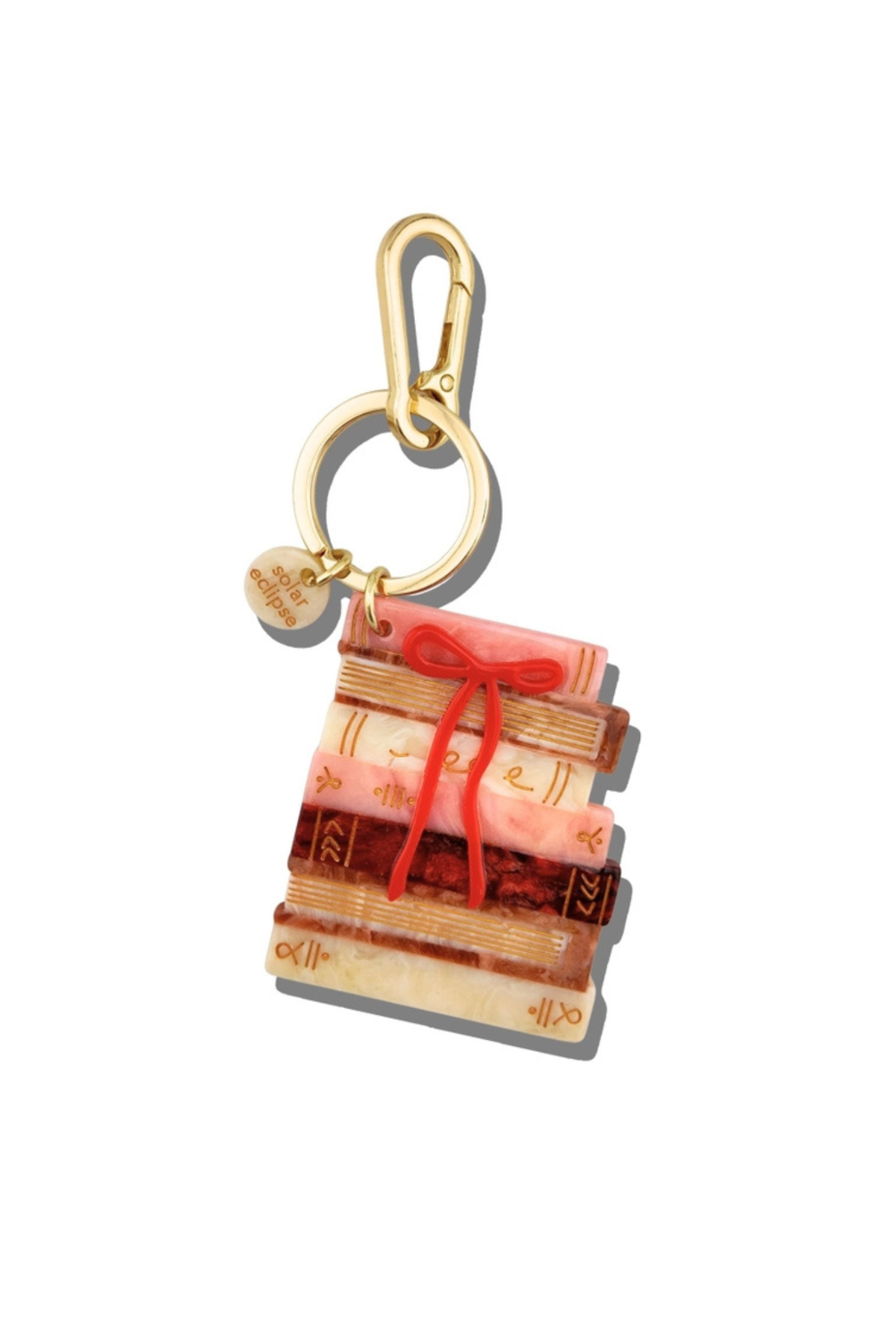 Bookstack Bag Charm