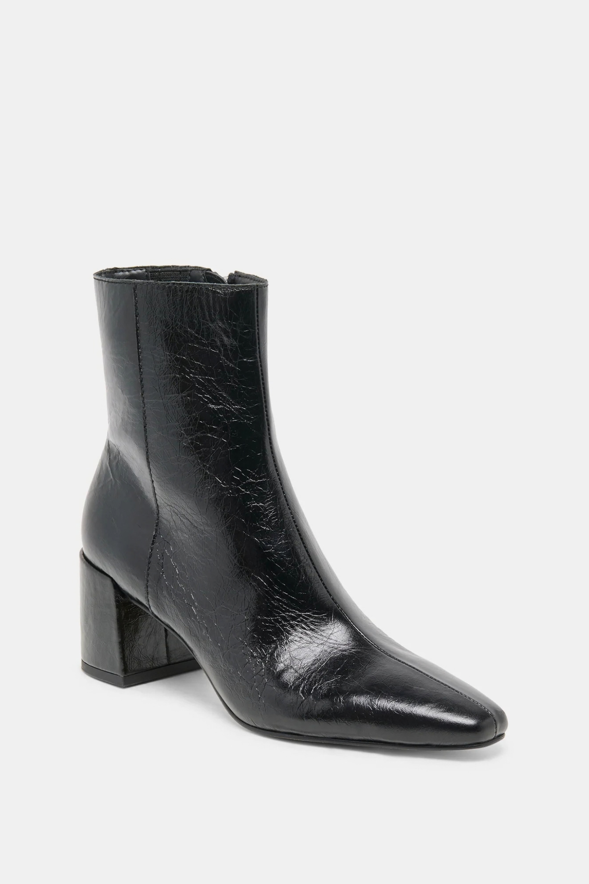 Bayra Midnight Crinkle Patent Boot