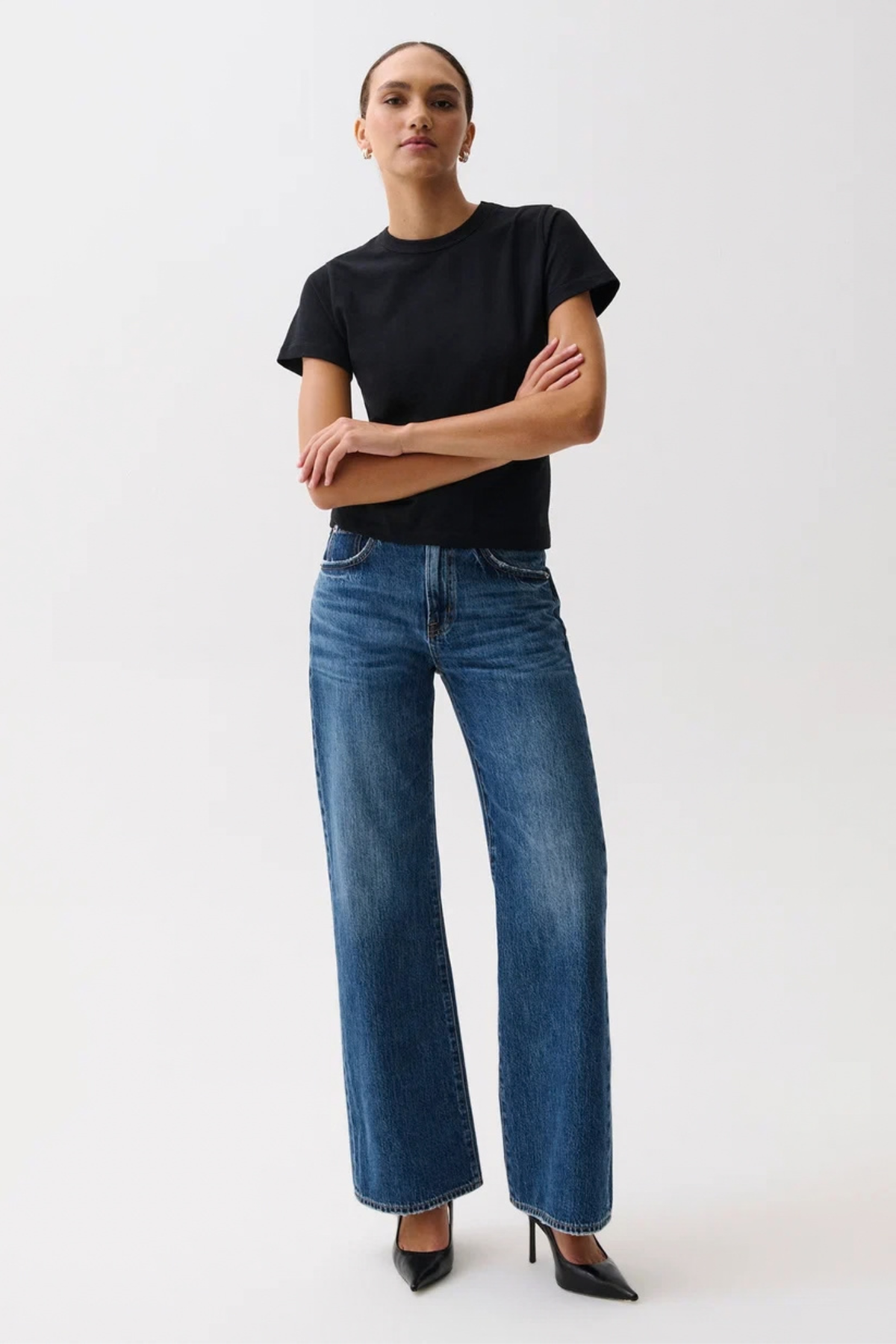 Larsen Daring High Rise Relaxed Flare
