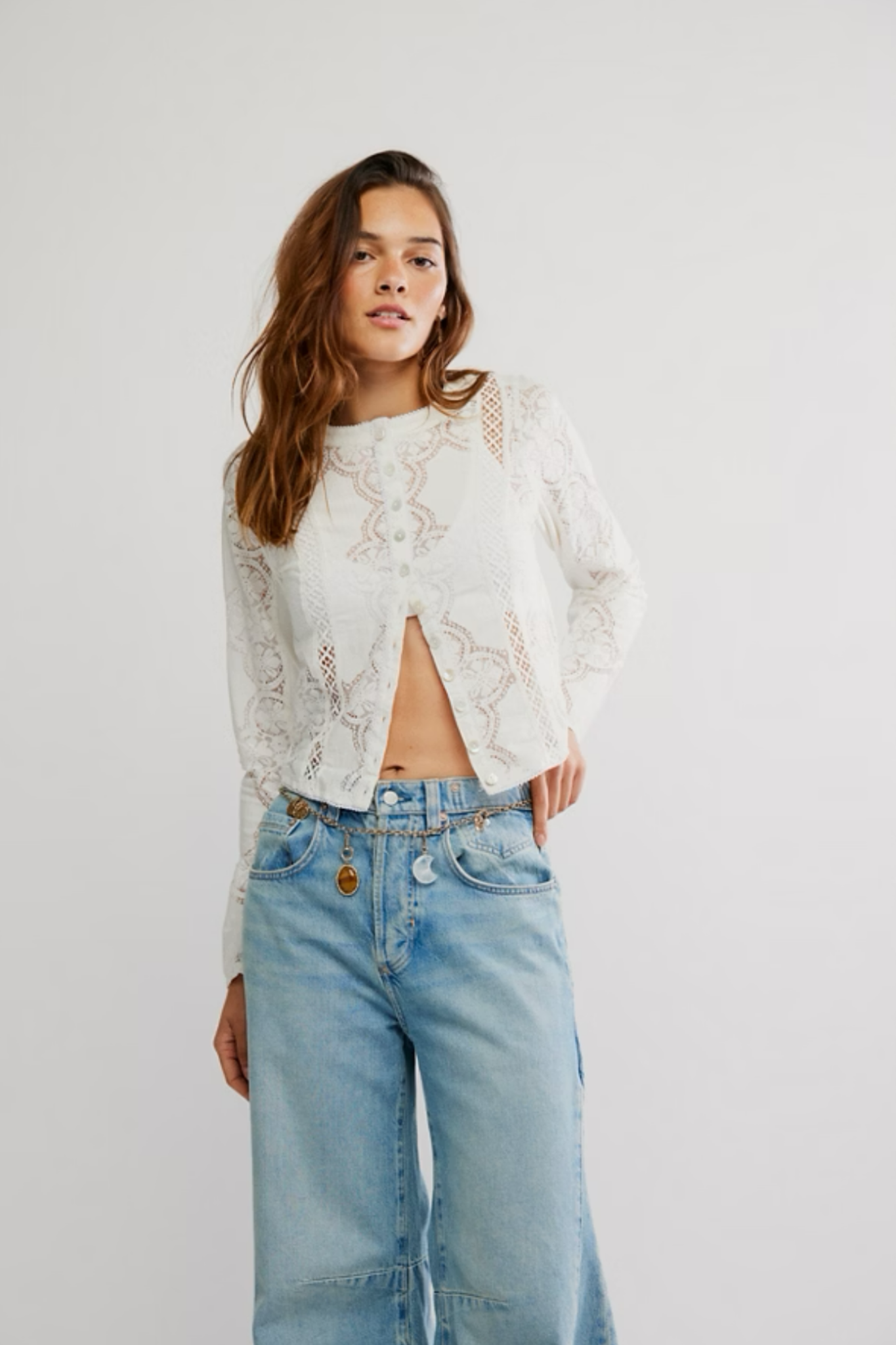 Jae White Knit Top