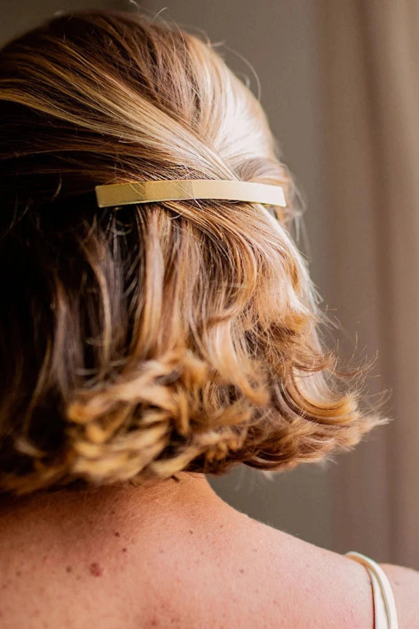 Gold Sleek Hair Clasp