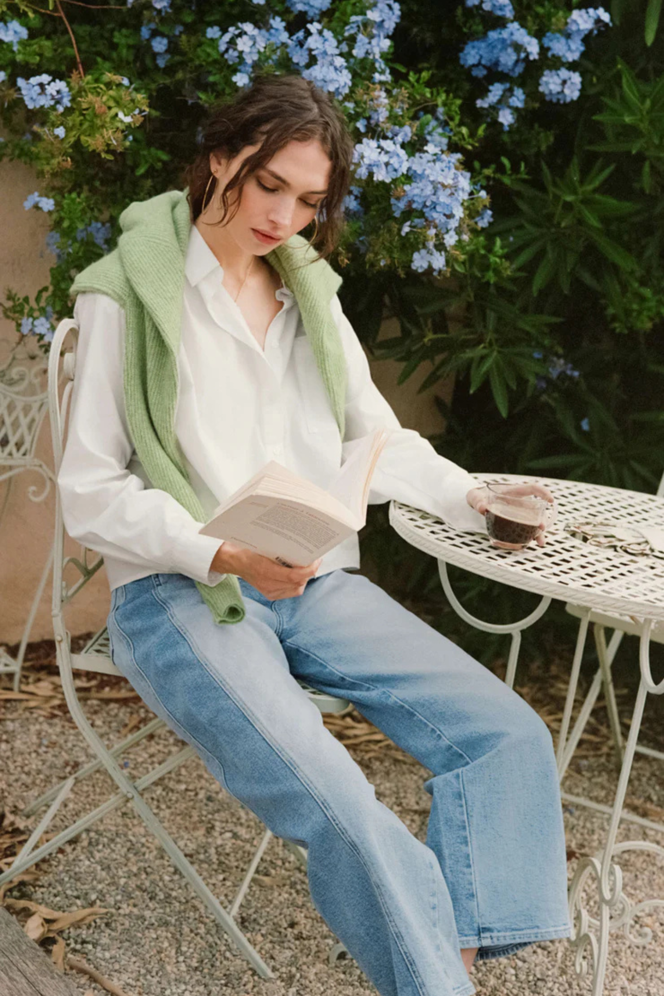 Luna Utopia High Rise Crop Bowed