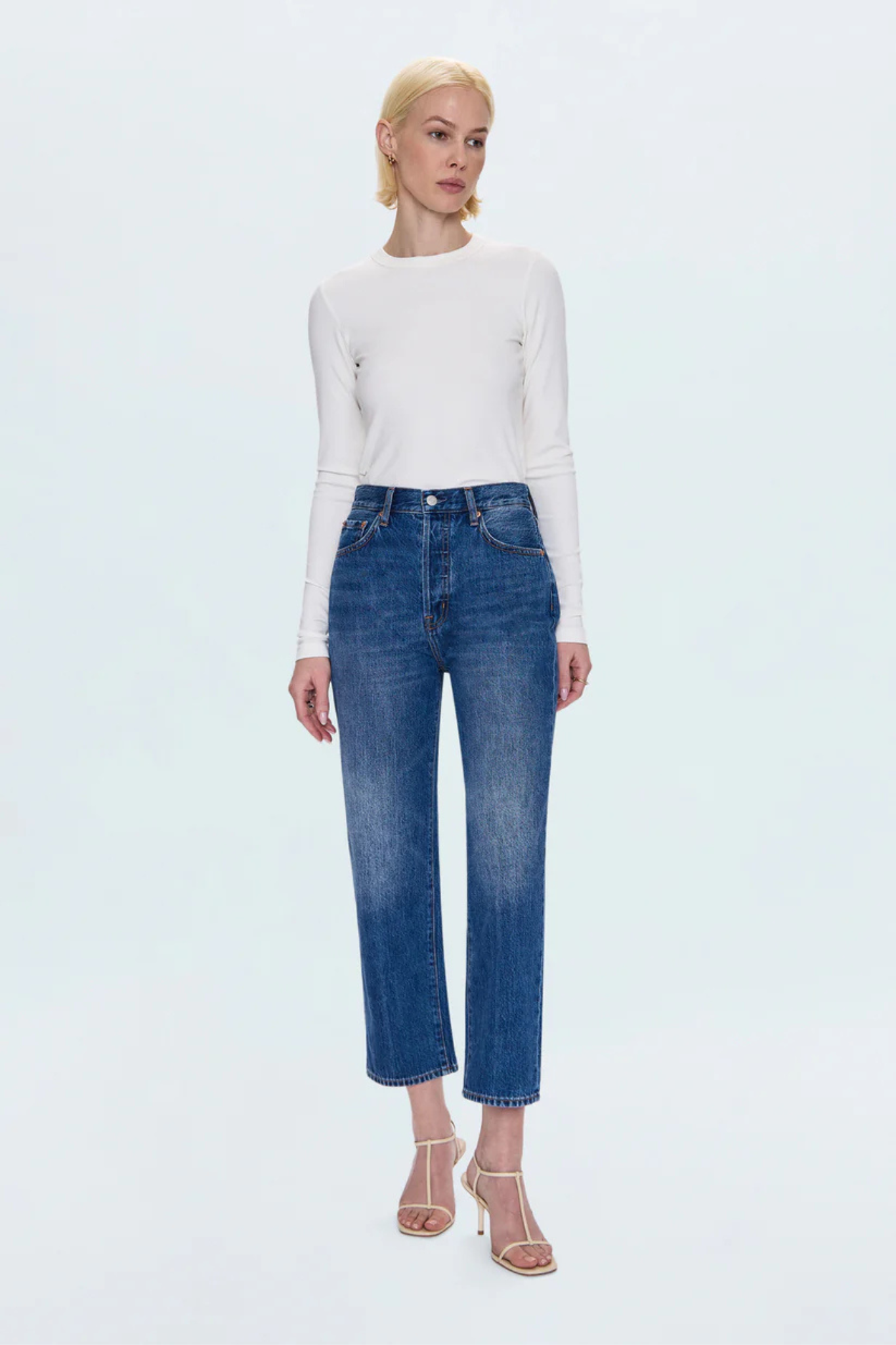 Cassie Fairview High Rise Crop Straight