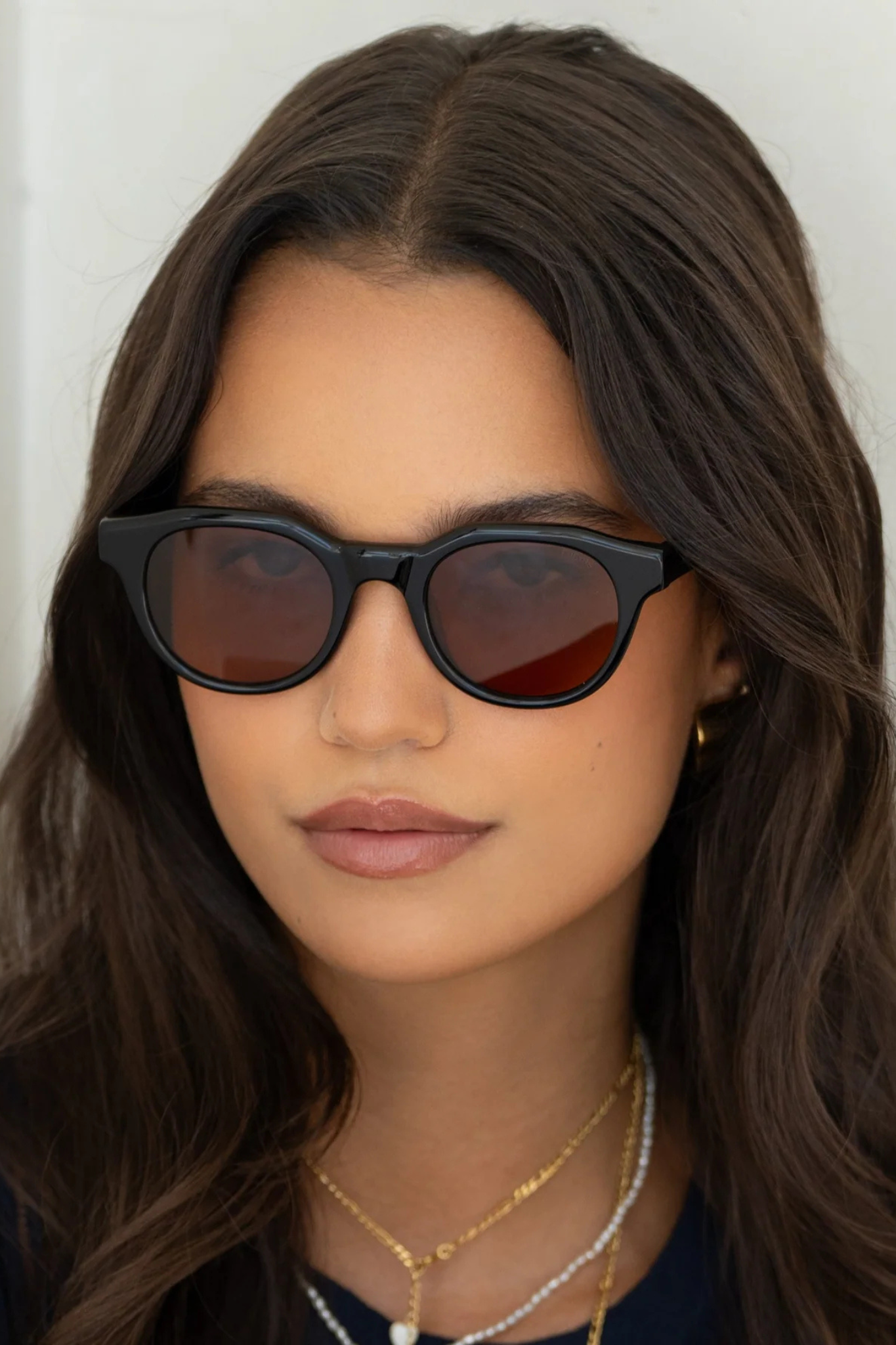 Cameron Black/Brown Acetate Sunglasses