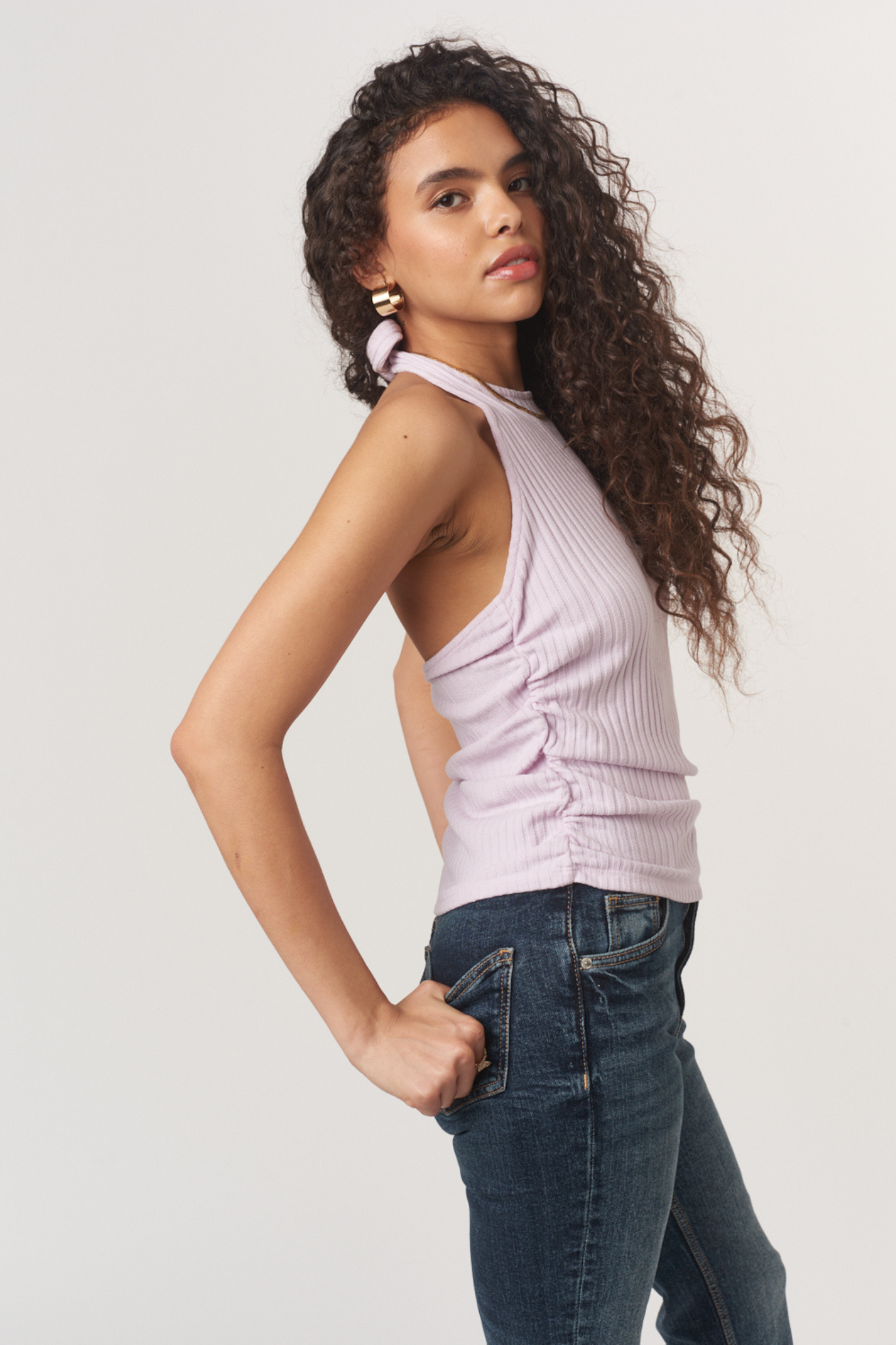 After The Rain Frosted Violet Halter