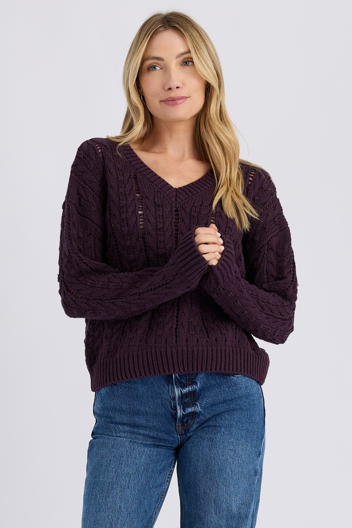 Cal Plum Pullover