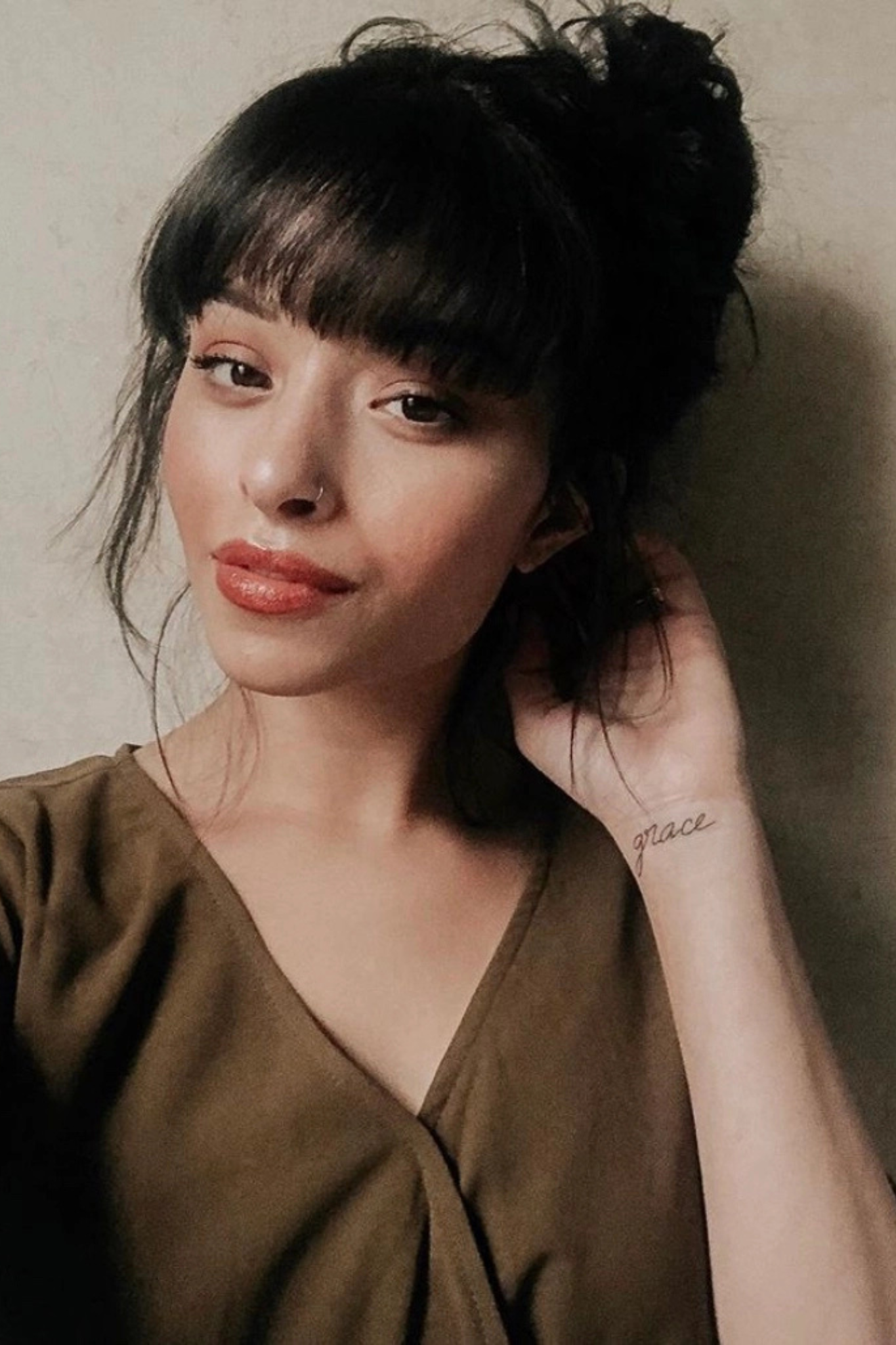 Grace Calligraphy Temp Tattoo