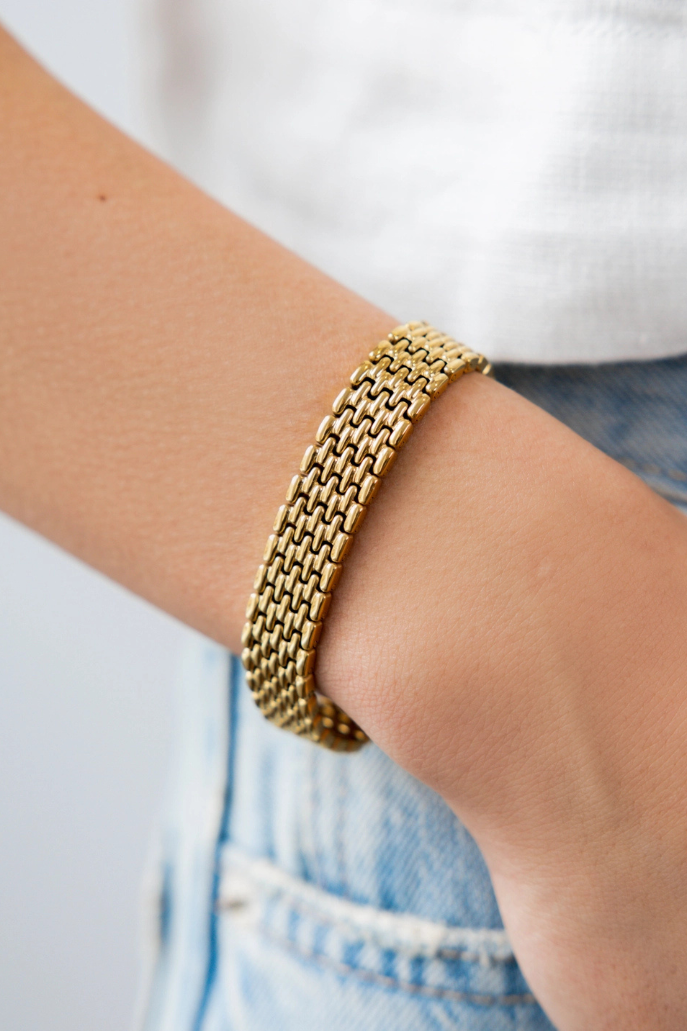 Chunky Gold Bracelet