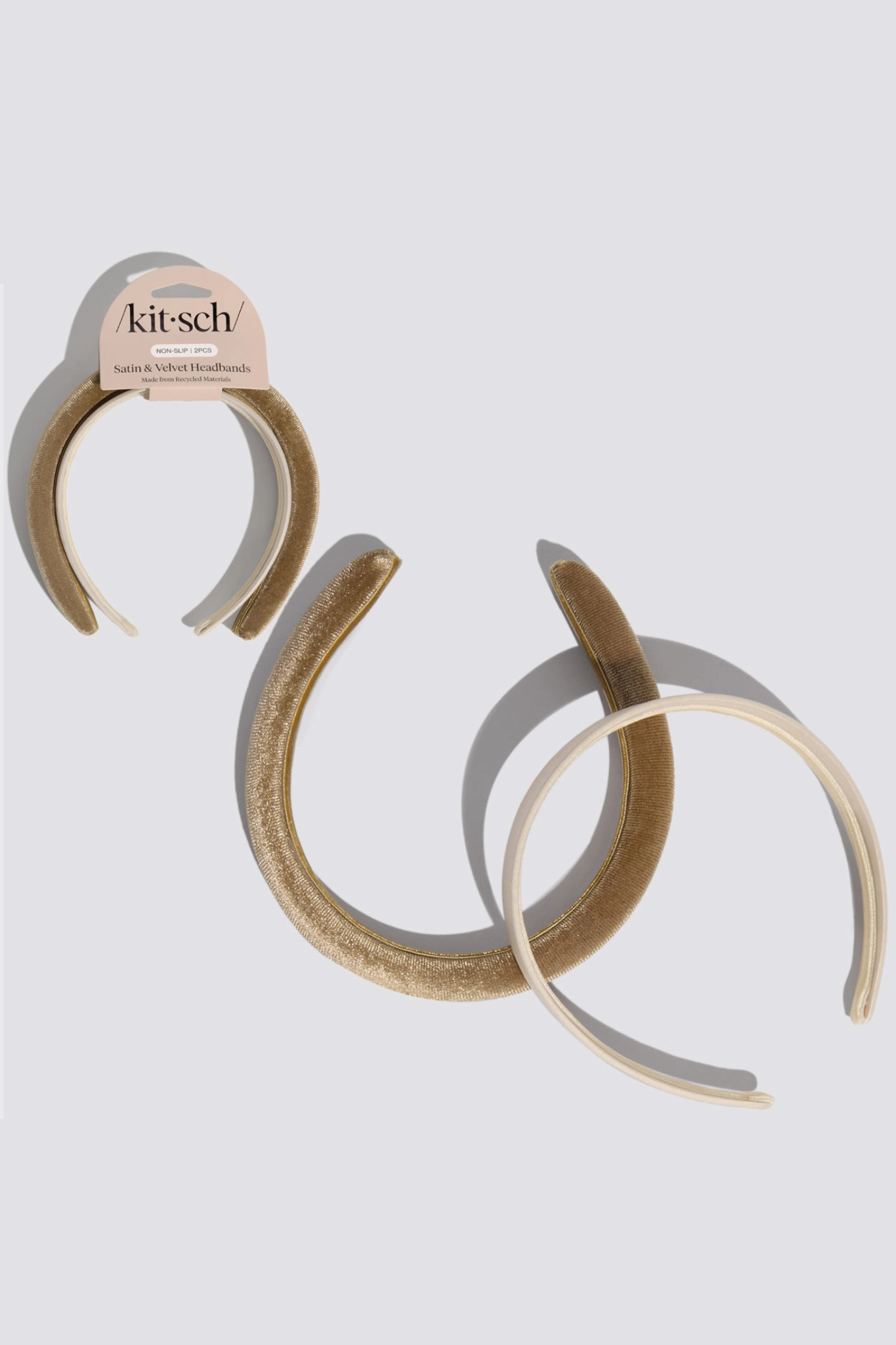 Cream and Camel Headbands