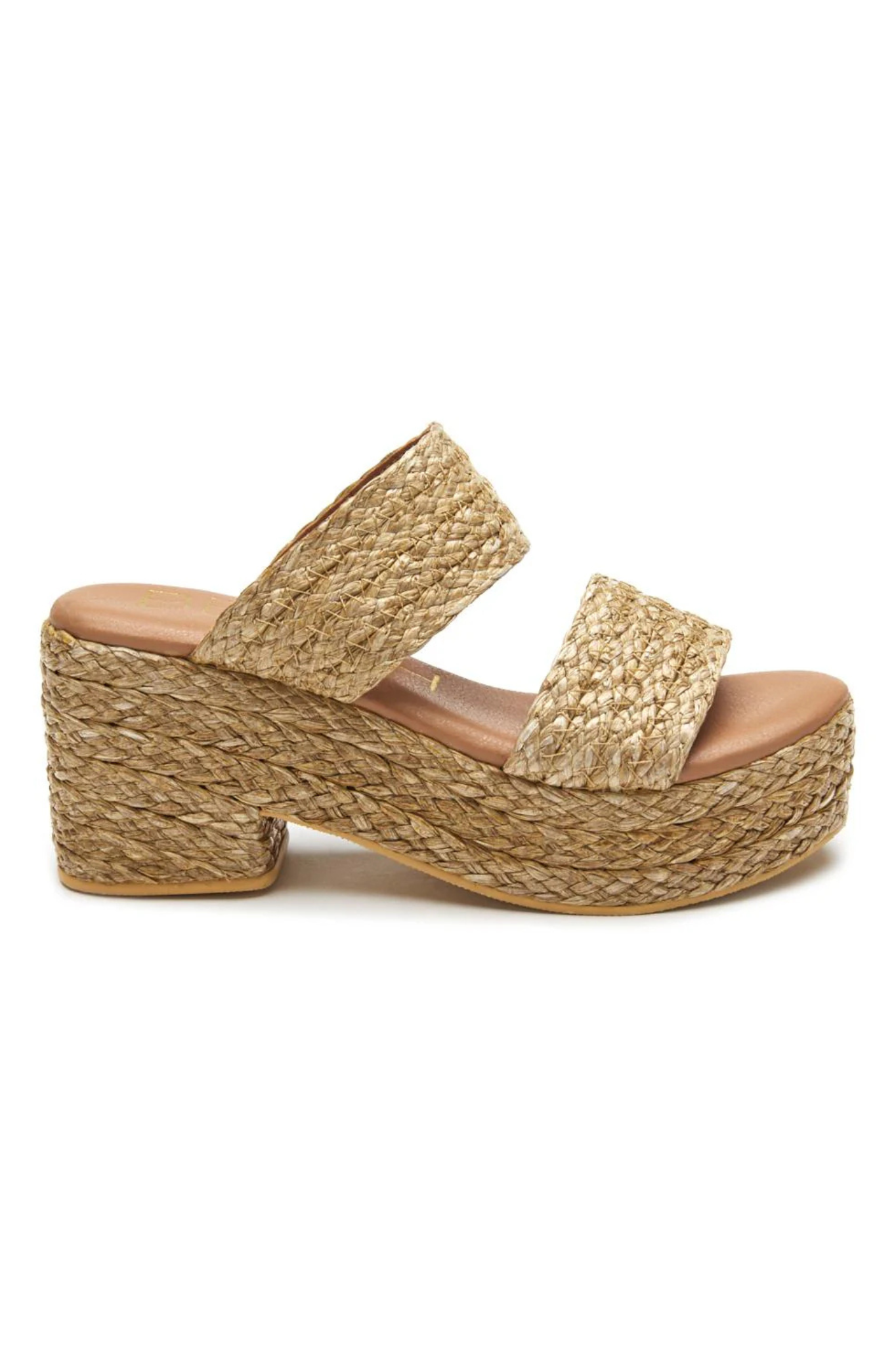 Ocean Ave Raffia Platform Sandal