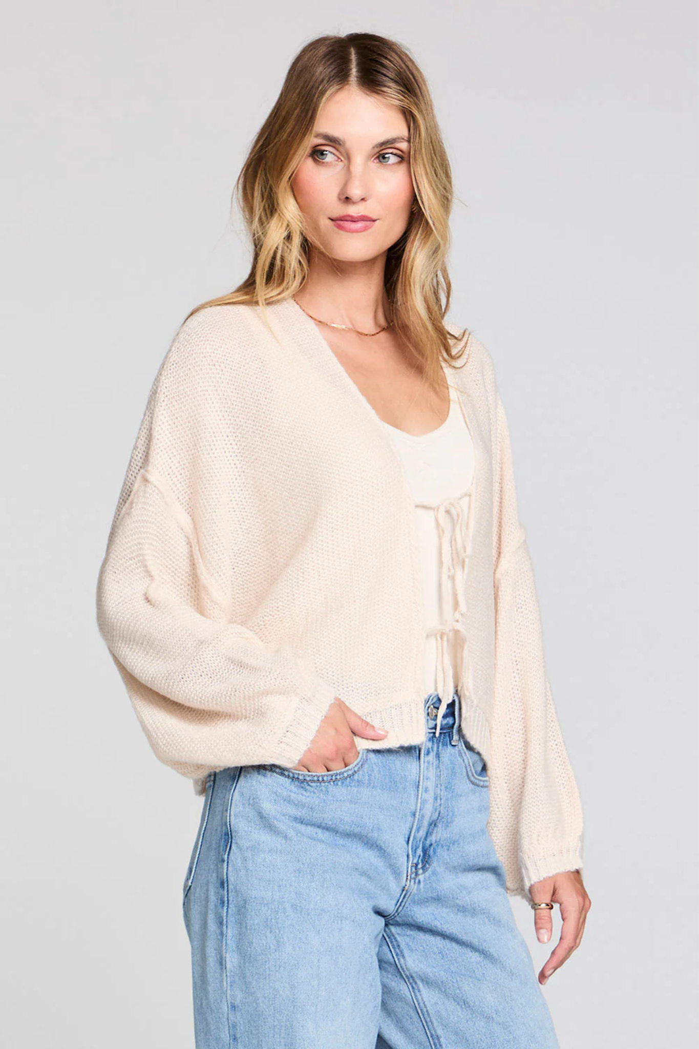 Kiah Natural Cardigan