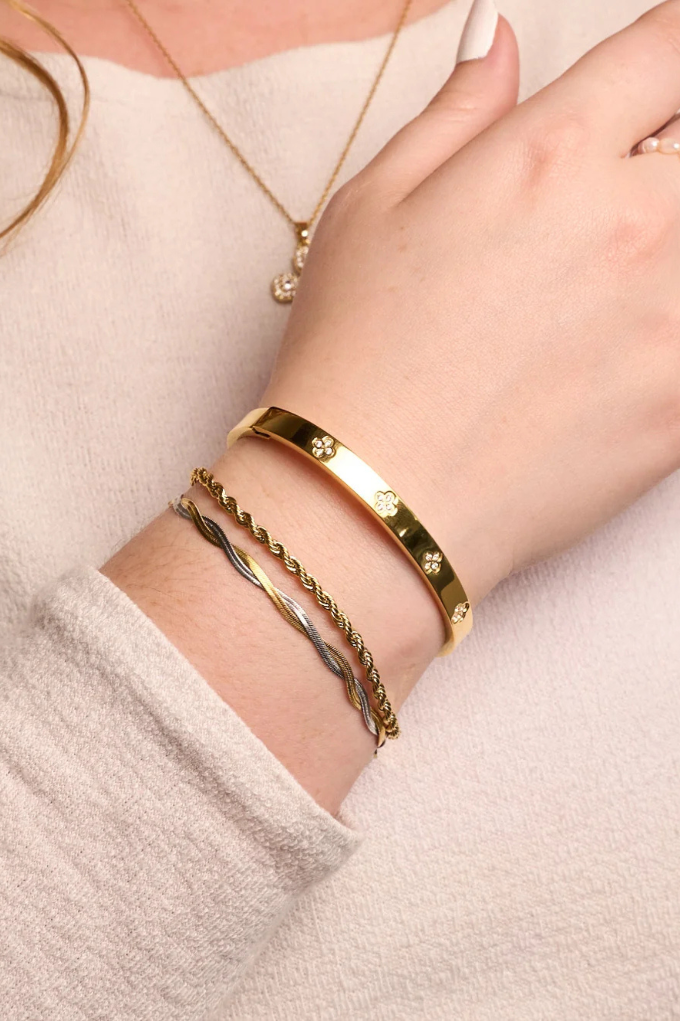Golden Rope Bracelet