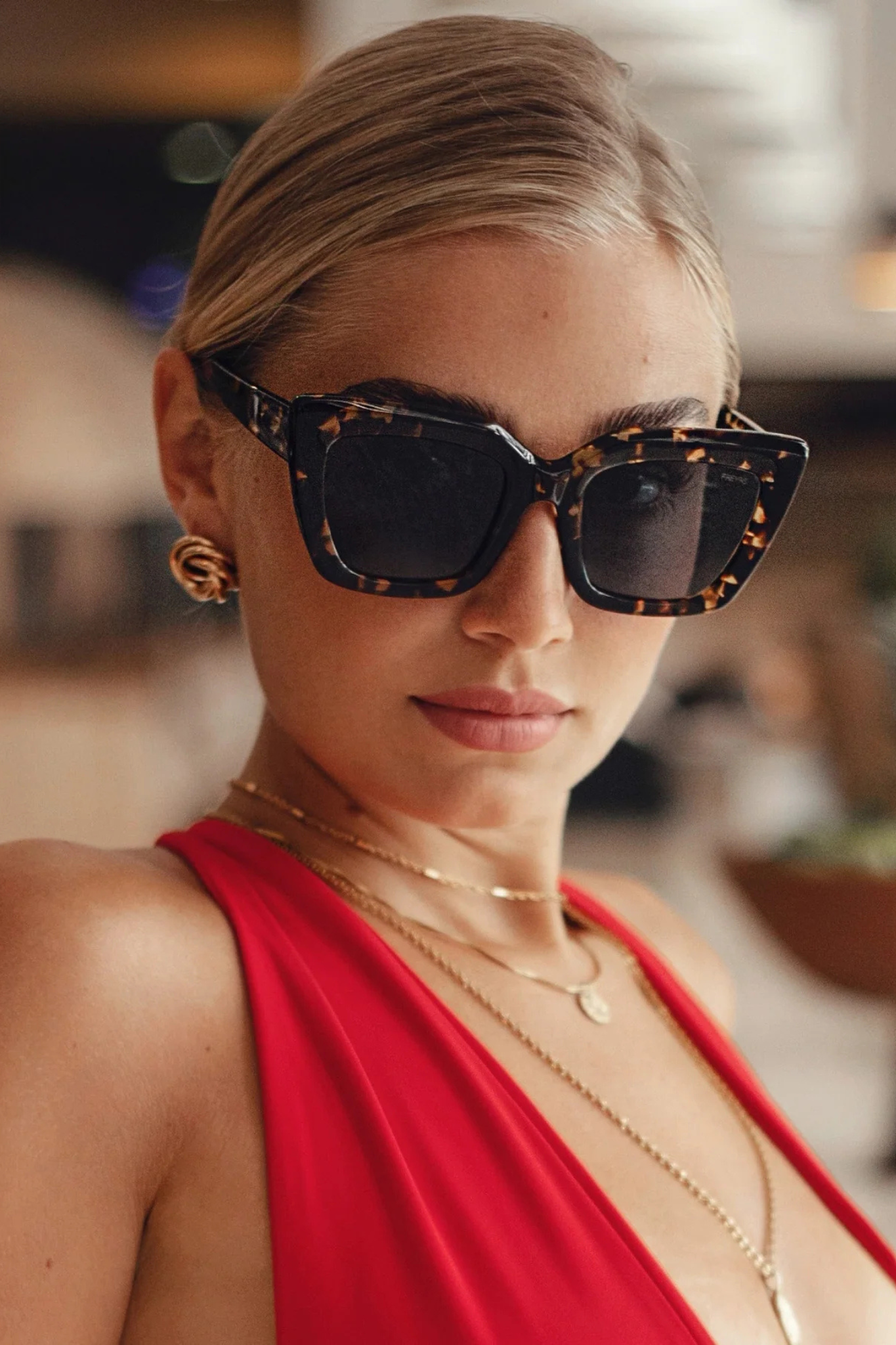 Portofino Tortoise Acetate Sunglasses