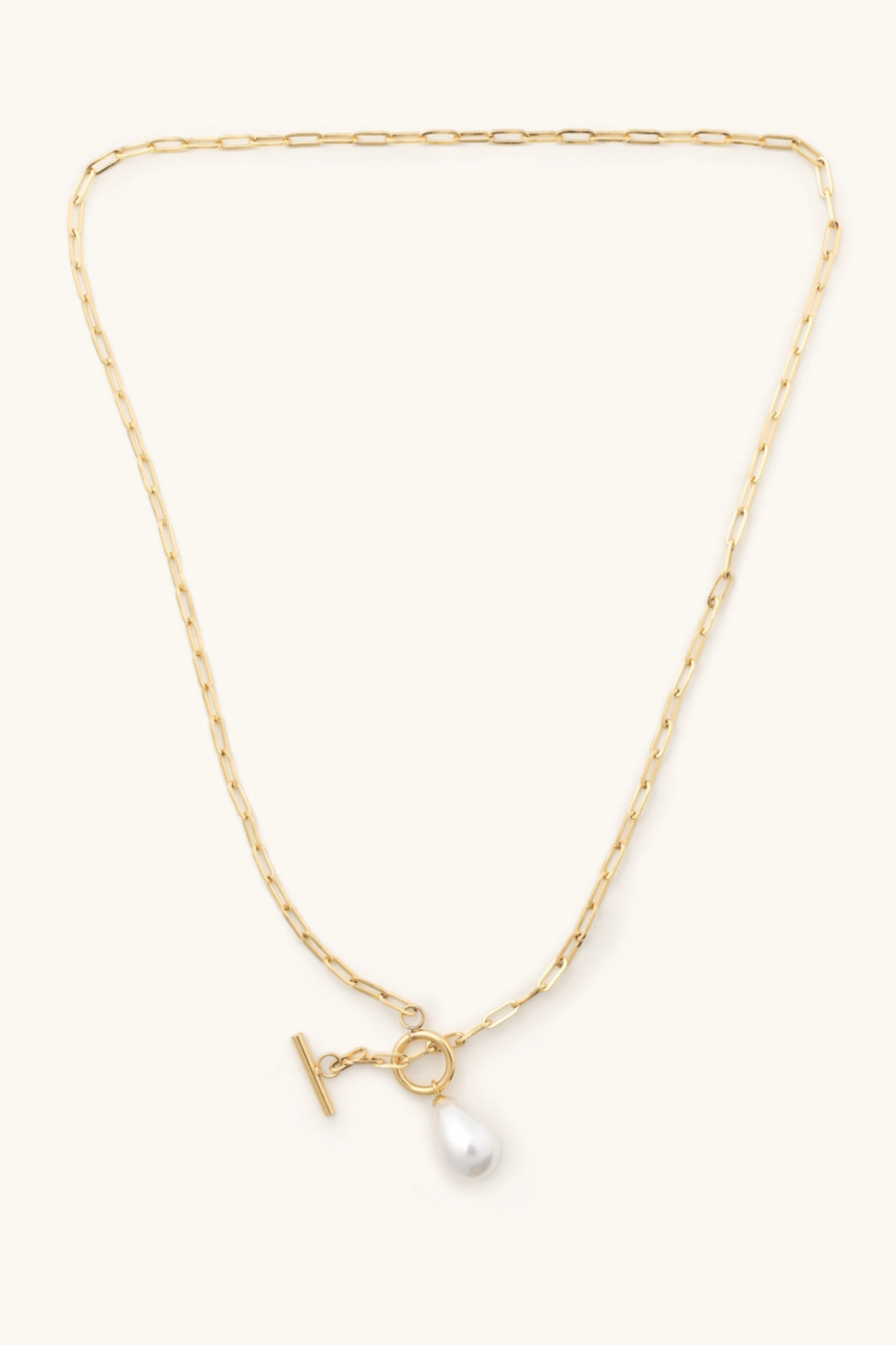 Ursula Pearl Toggle Necklace