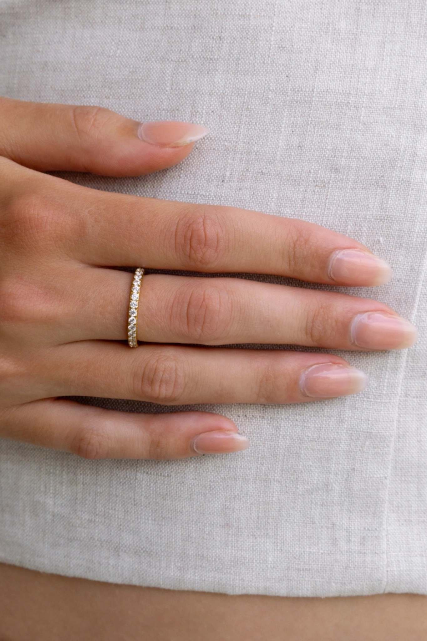 Dainty Tennis Ring