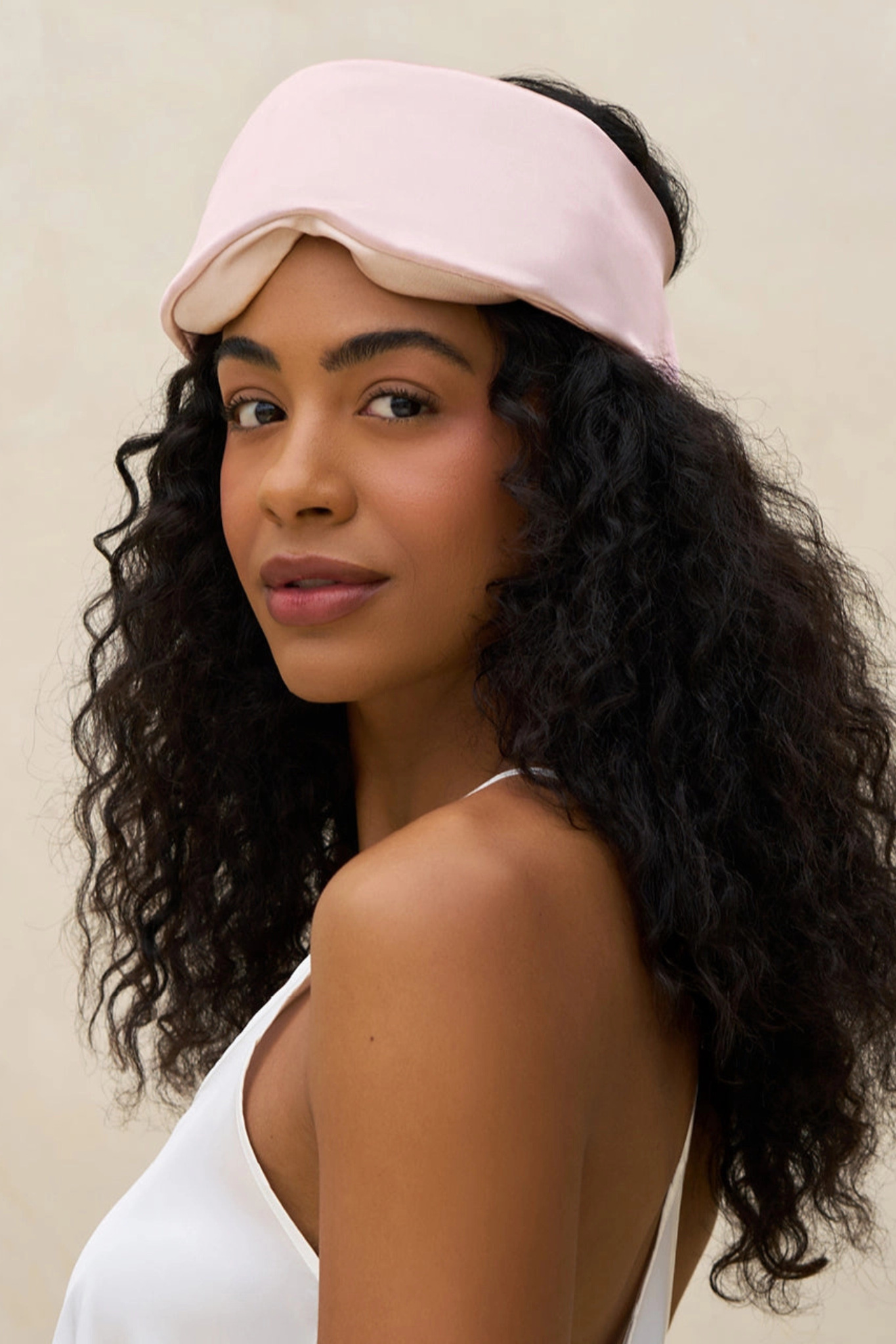 Blush Contour Pillow Eye Mask