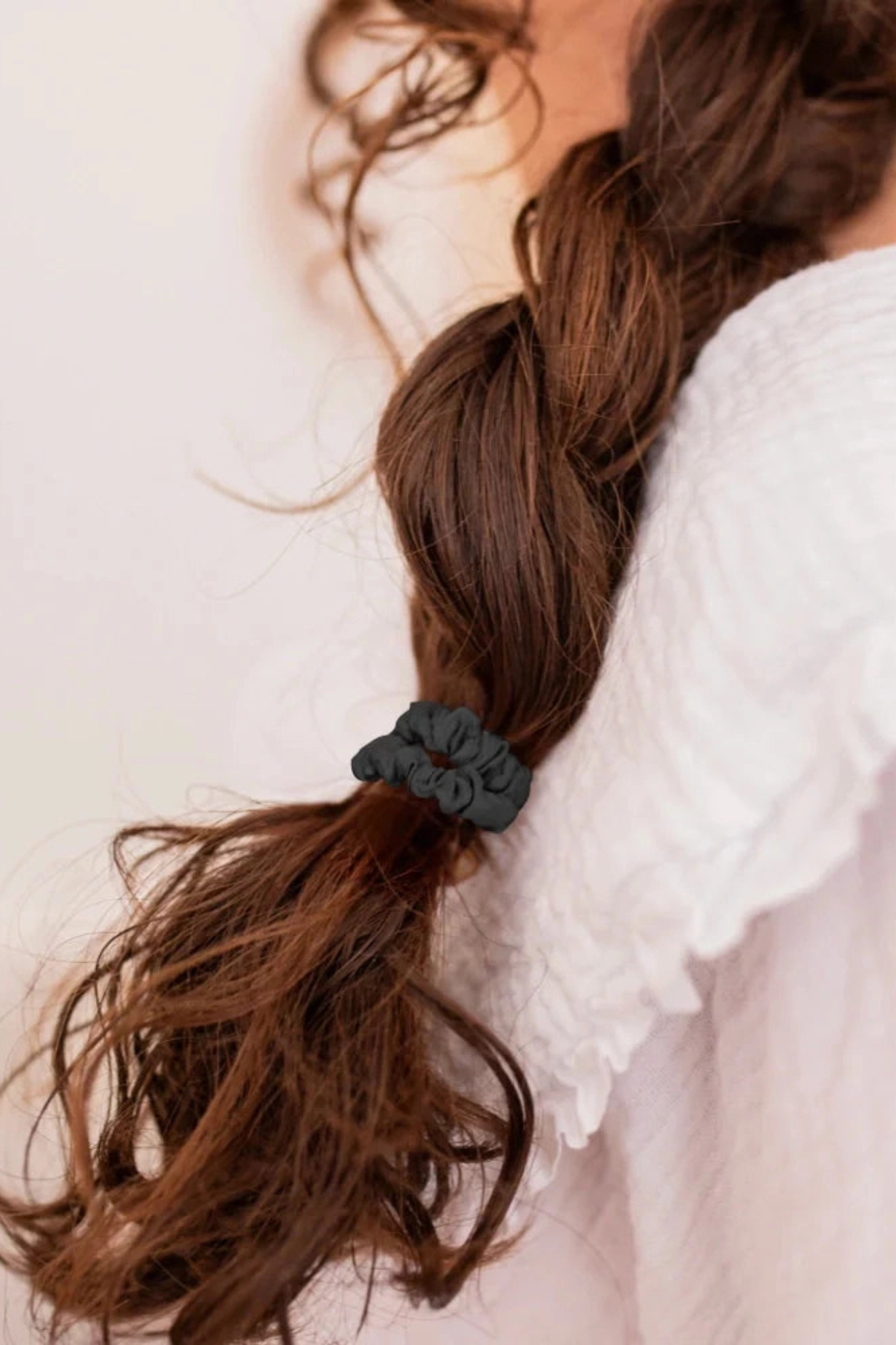 Black Silk Hair Ties