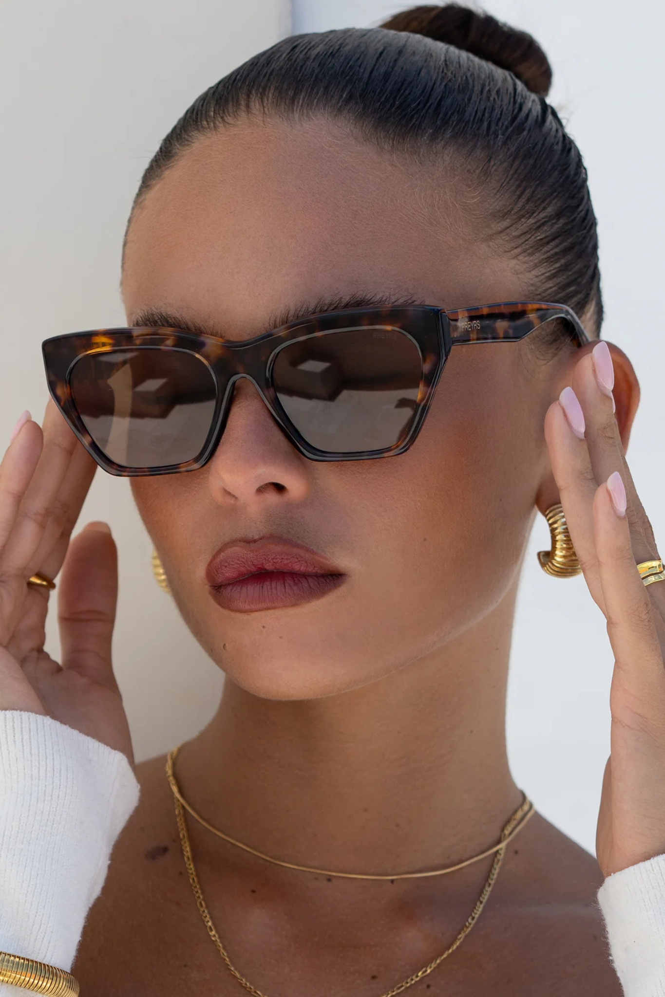Gia Tortoise Acetate Sunglasses
