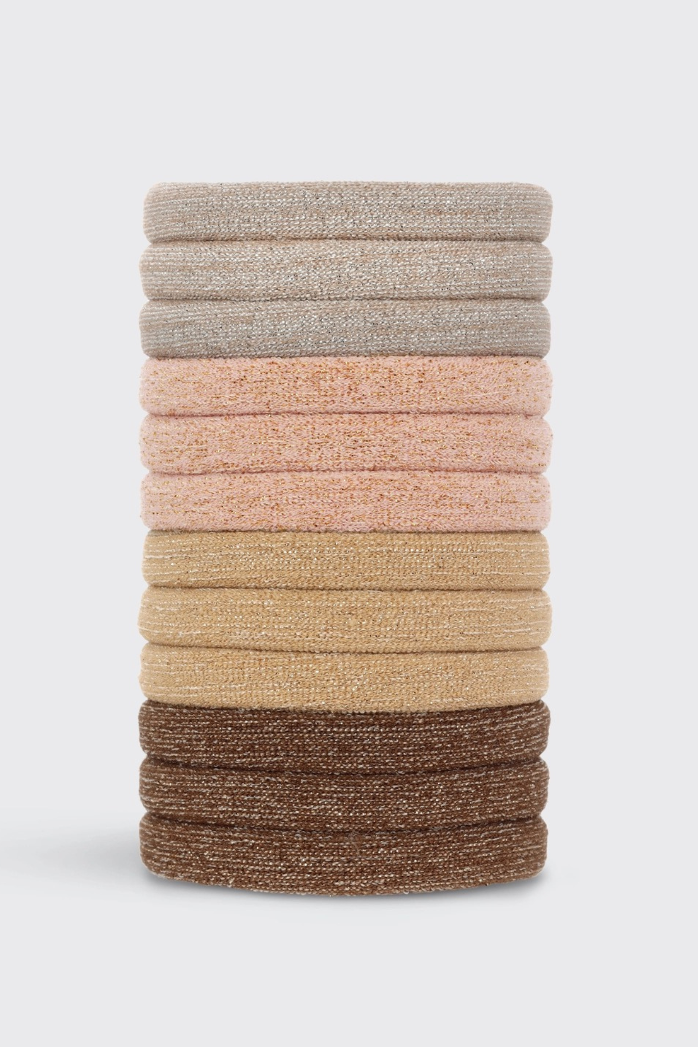 Glitter Recycled Nylon Elastics (12pc)