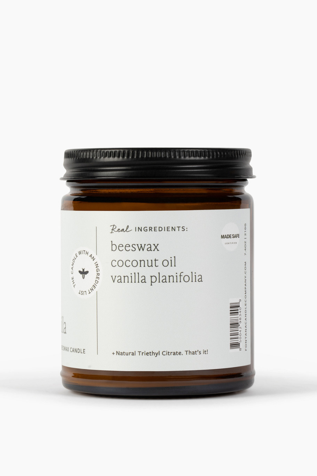 Pure Vanilla Candle Jar