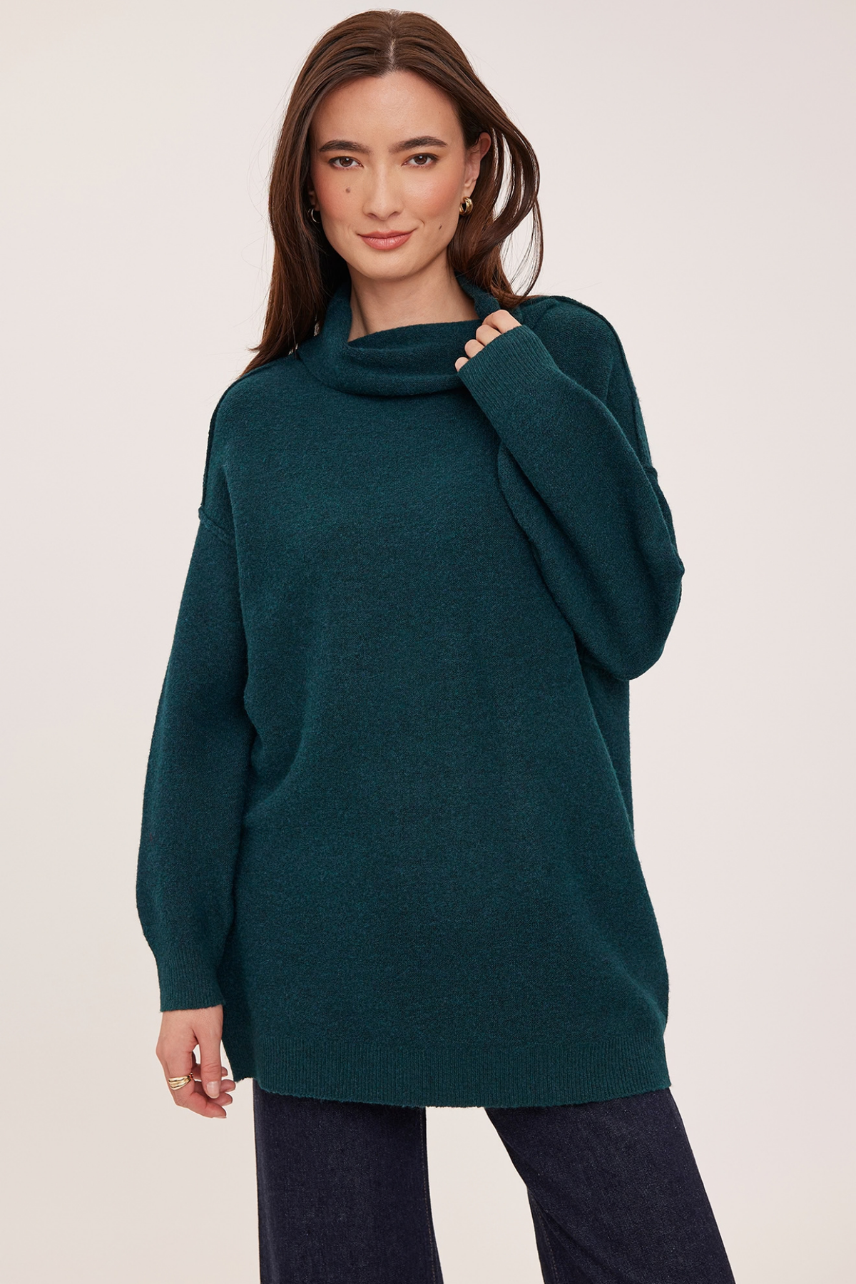 Astrid Heather Spruce Sweater