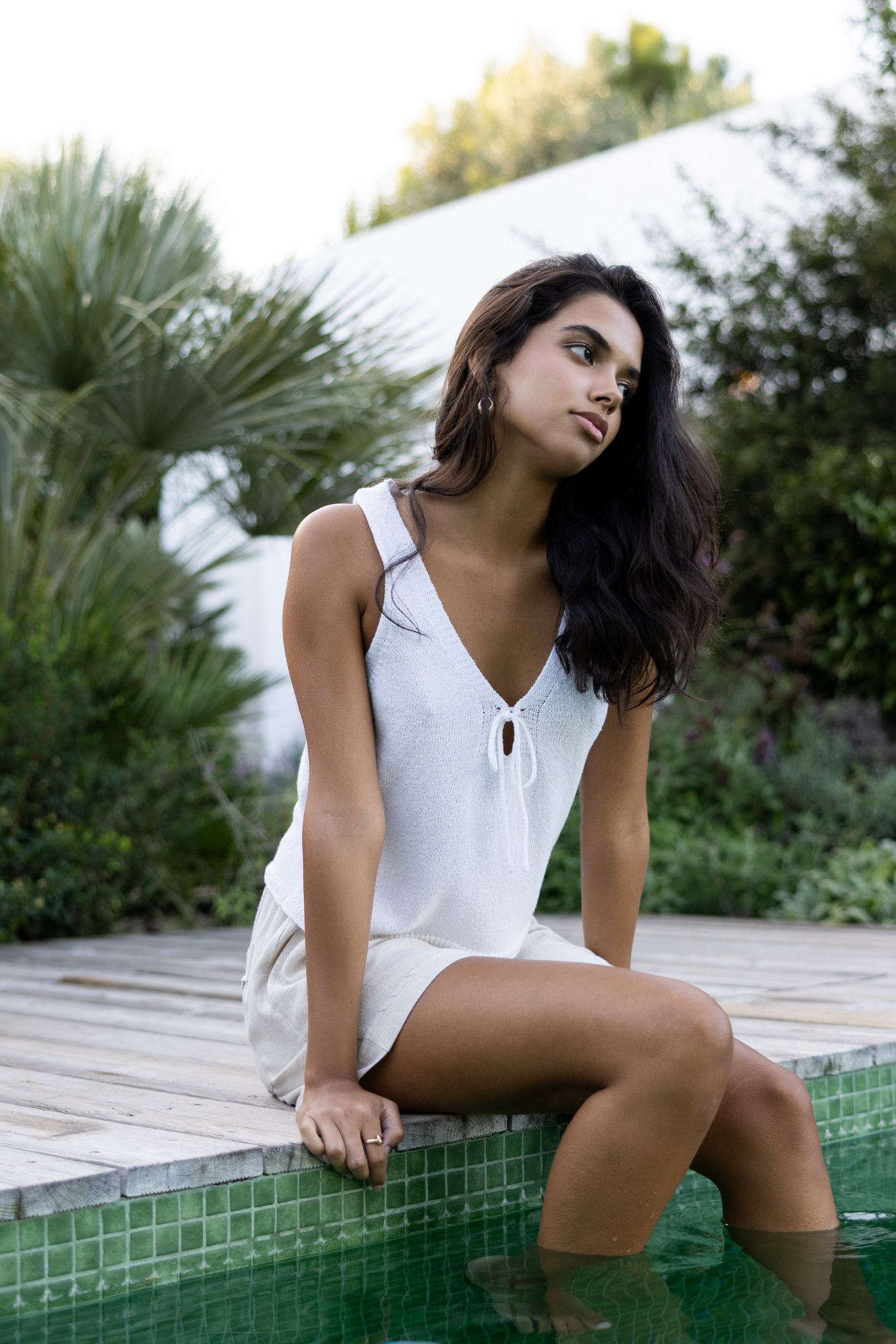 Rebel White Tank