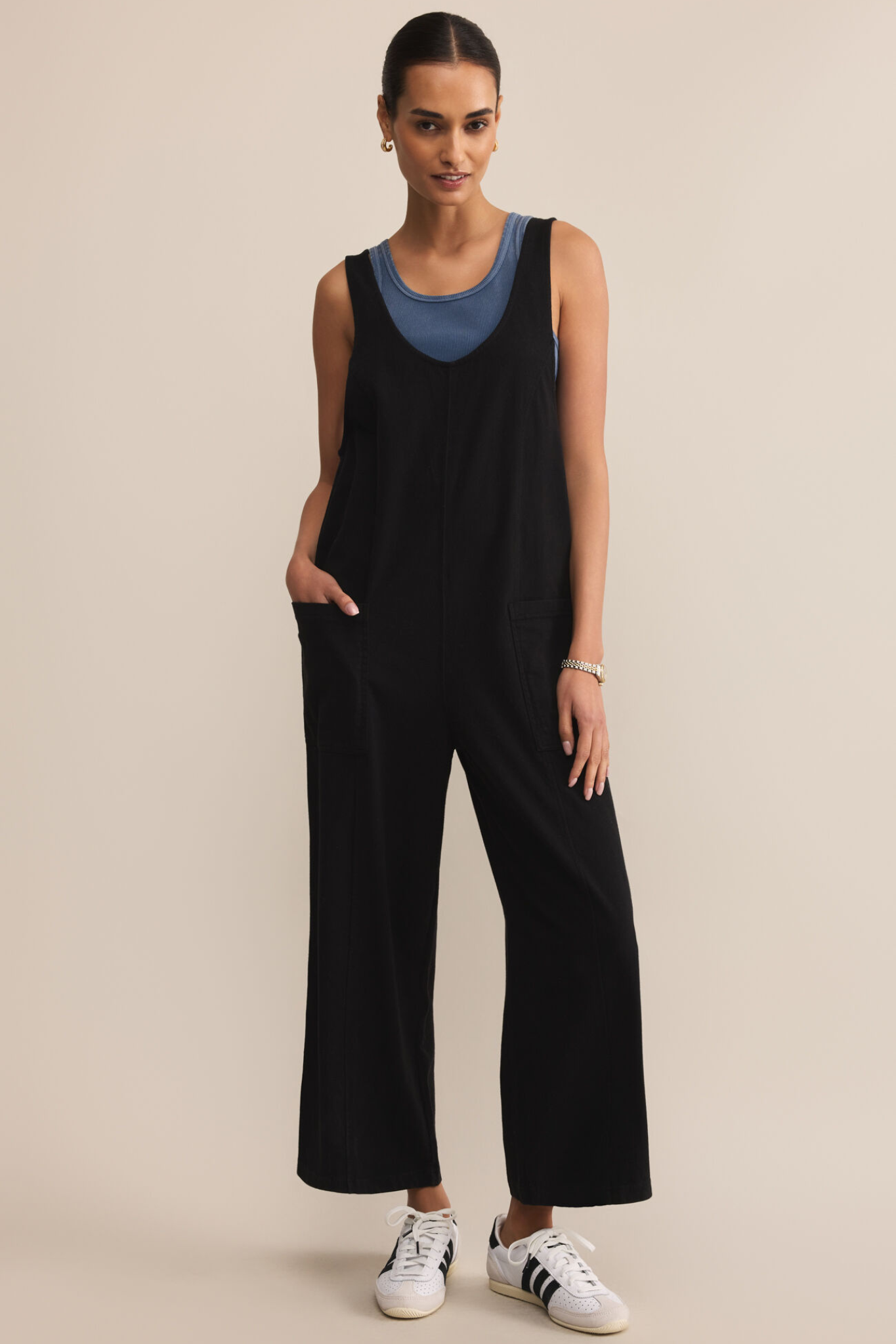 Everyday Black Jersey Jumpsuit