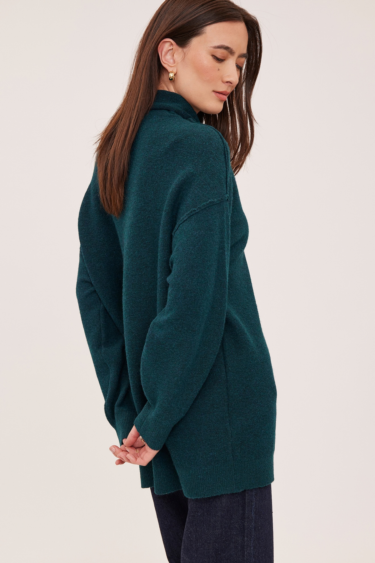 Astrid Heather Spruce Sweater