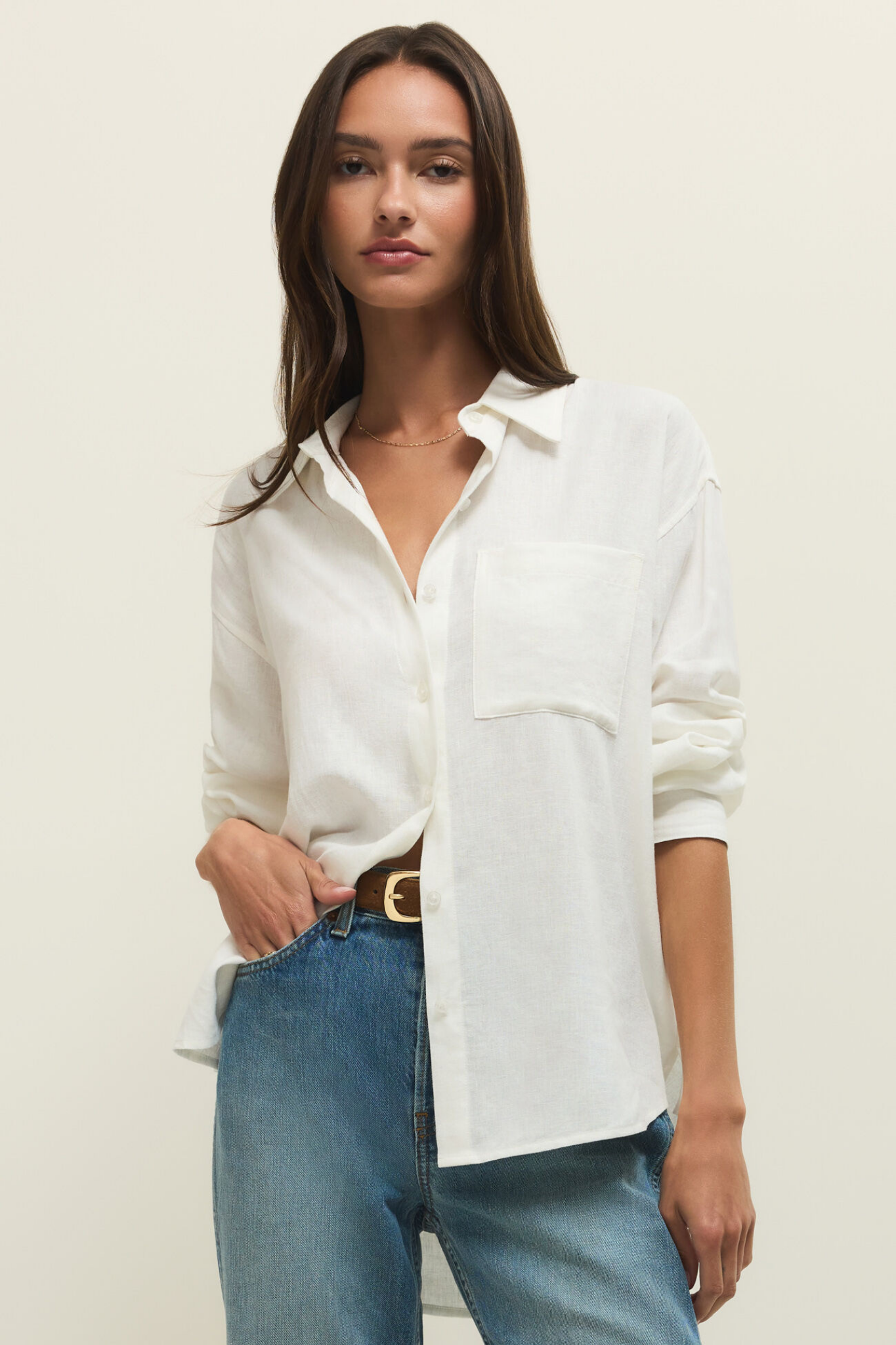 Alfie White Button Up