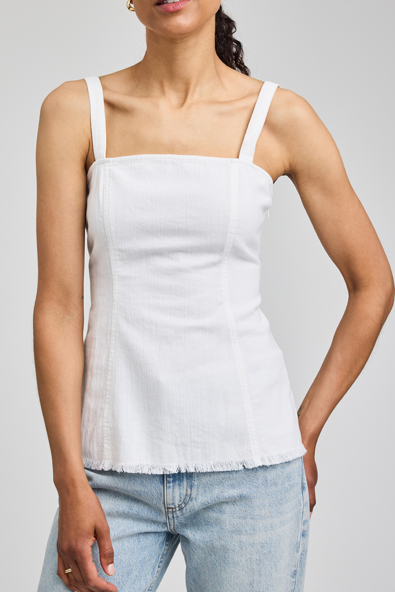 Inez White Tank