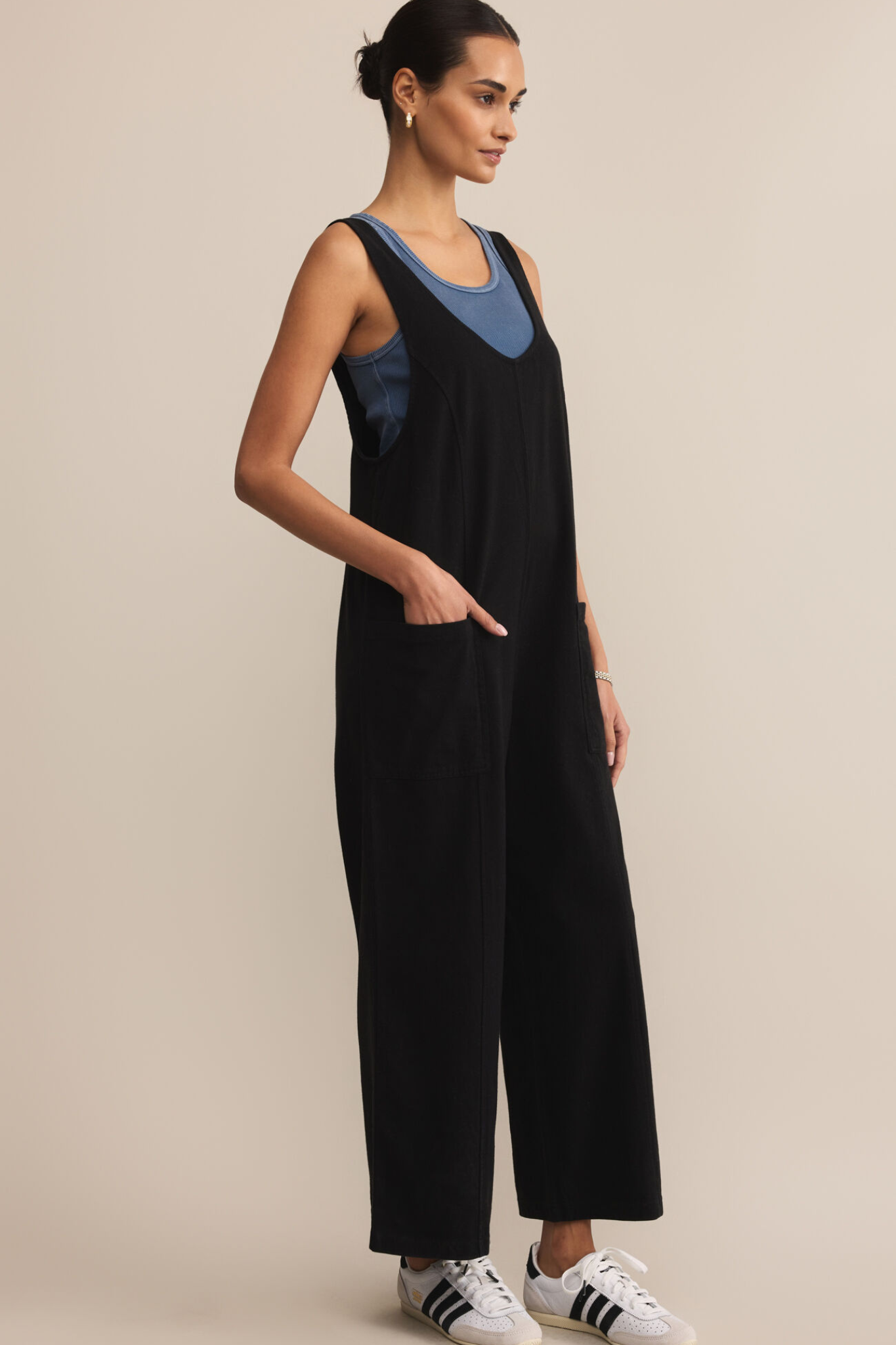 Everyday Black Jersey Jumpsuit